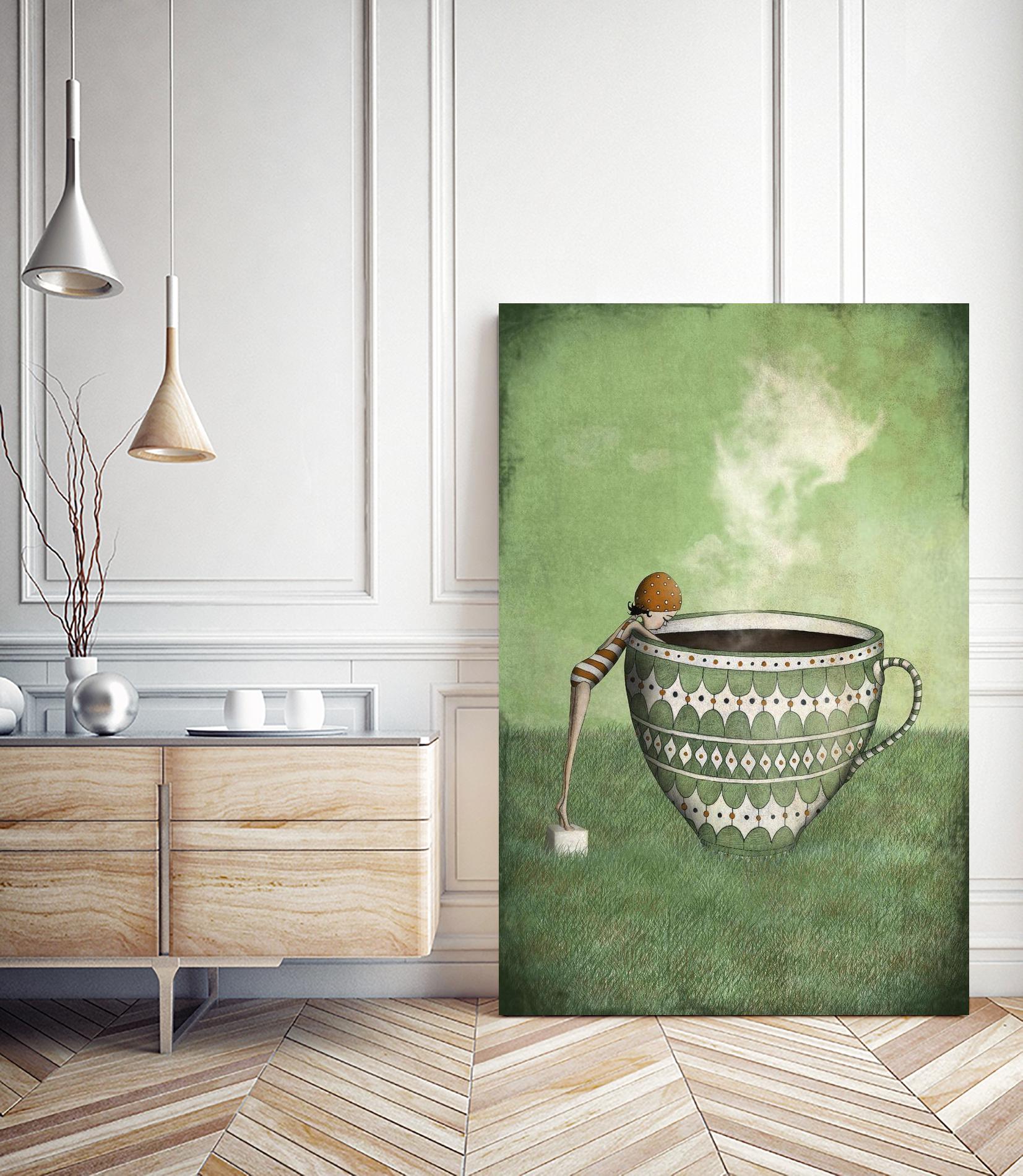 Too Hot by Maja Lindberg on GIANT ART - multicolor urban/pop surrealism; children