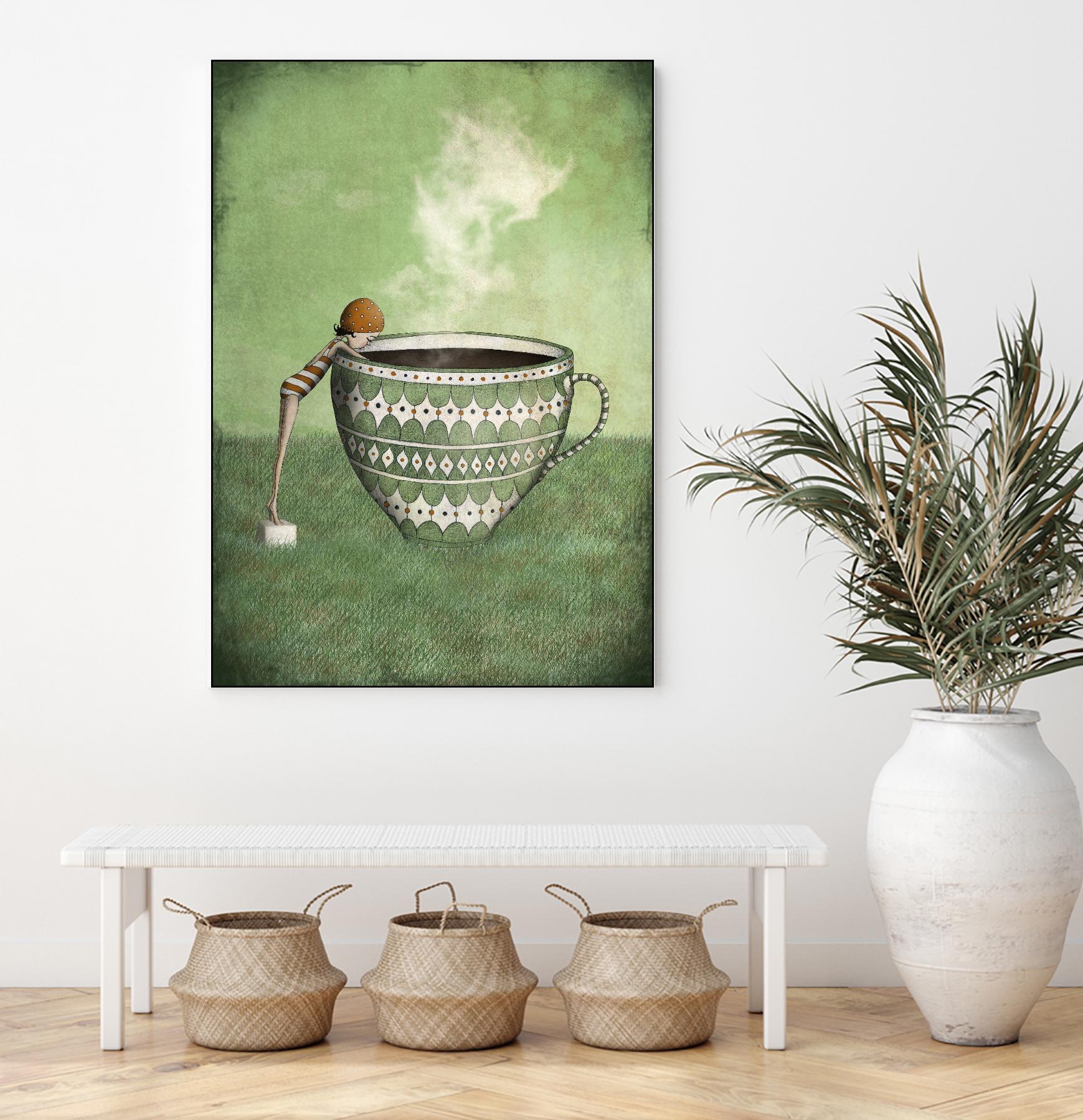 Too Hot by Maja Lindberg on GIANT ART - multicolor urban/pop surrealism; children