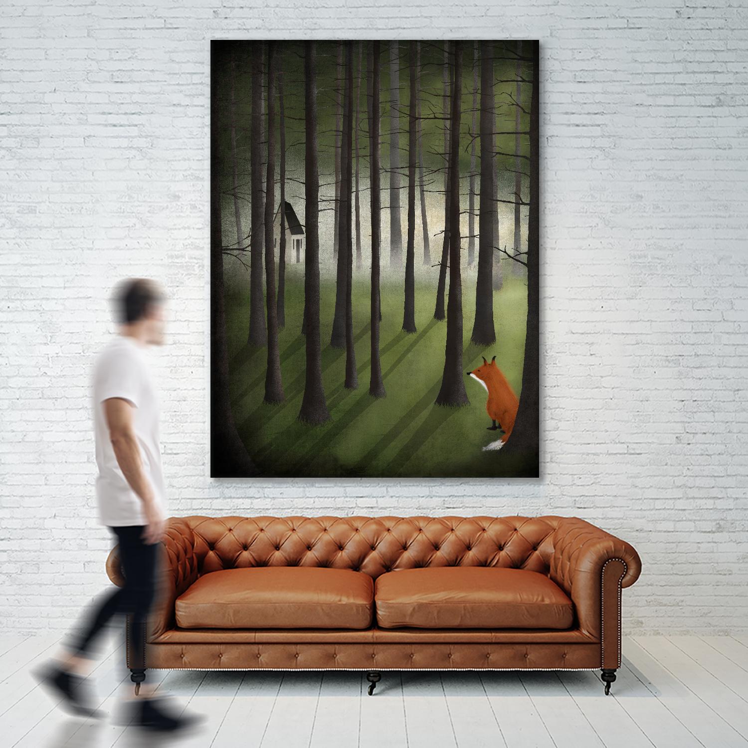 Glade by Maja Lindberg on GIANT ART - multicolor urban/pop surrealism; children; animals