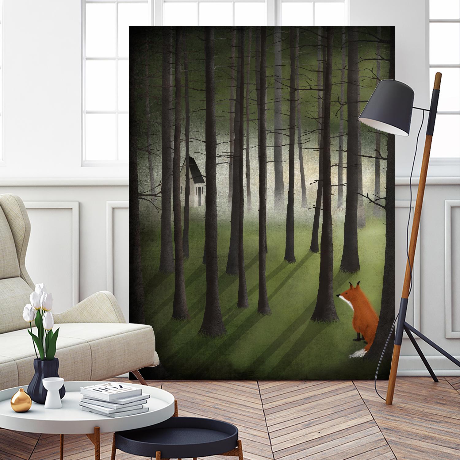 Glade by Maja Lindberg on GIANT ART - multicolor urban/pop surrealism; children; animals