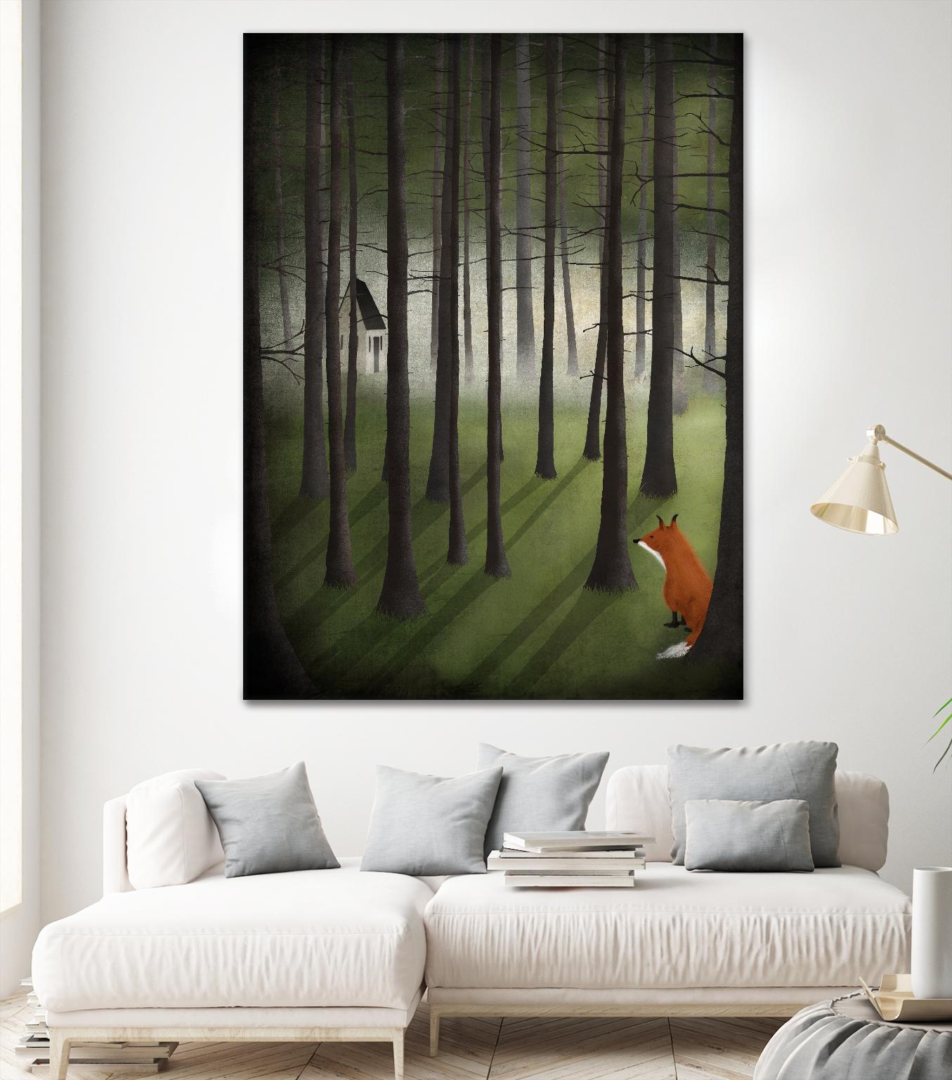 Glade by Maja Lindberg on GIANT ART - multicolor urban/pop surrealism; children; animals