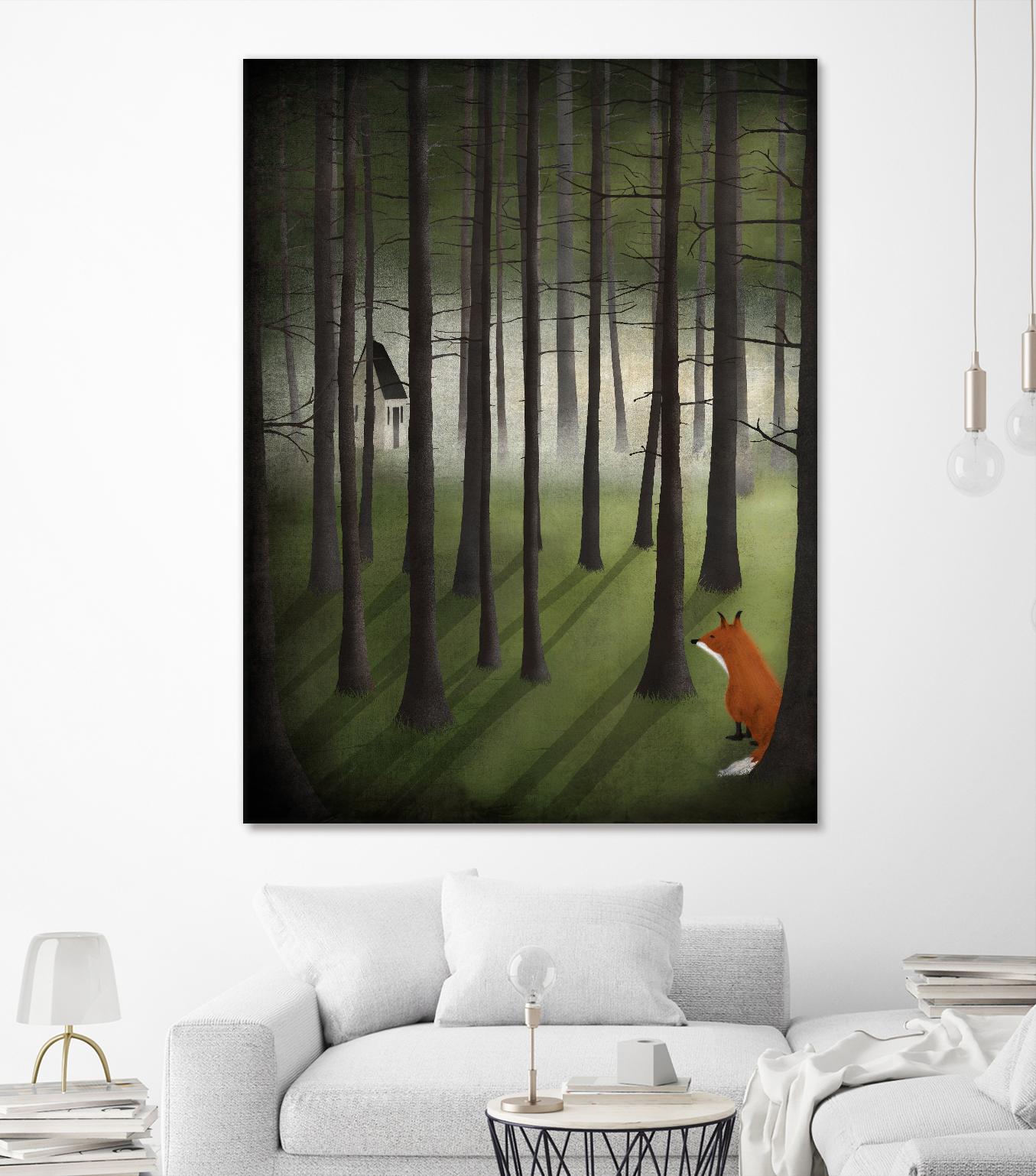 Glade by Maja Lindberg on GIANT ART - multicolor urban/pop surrealism; children; animals