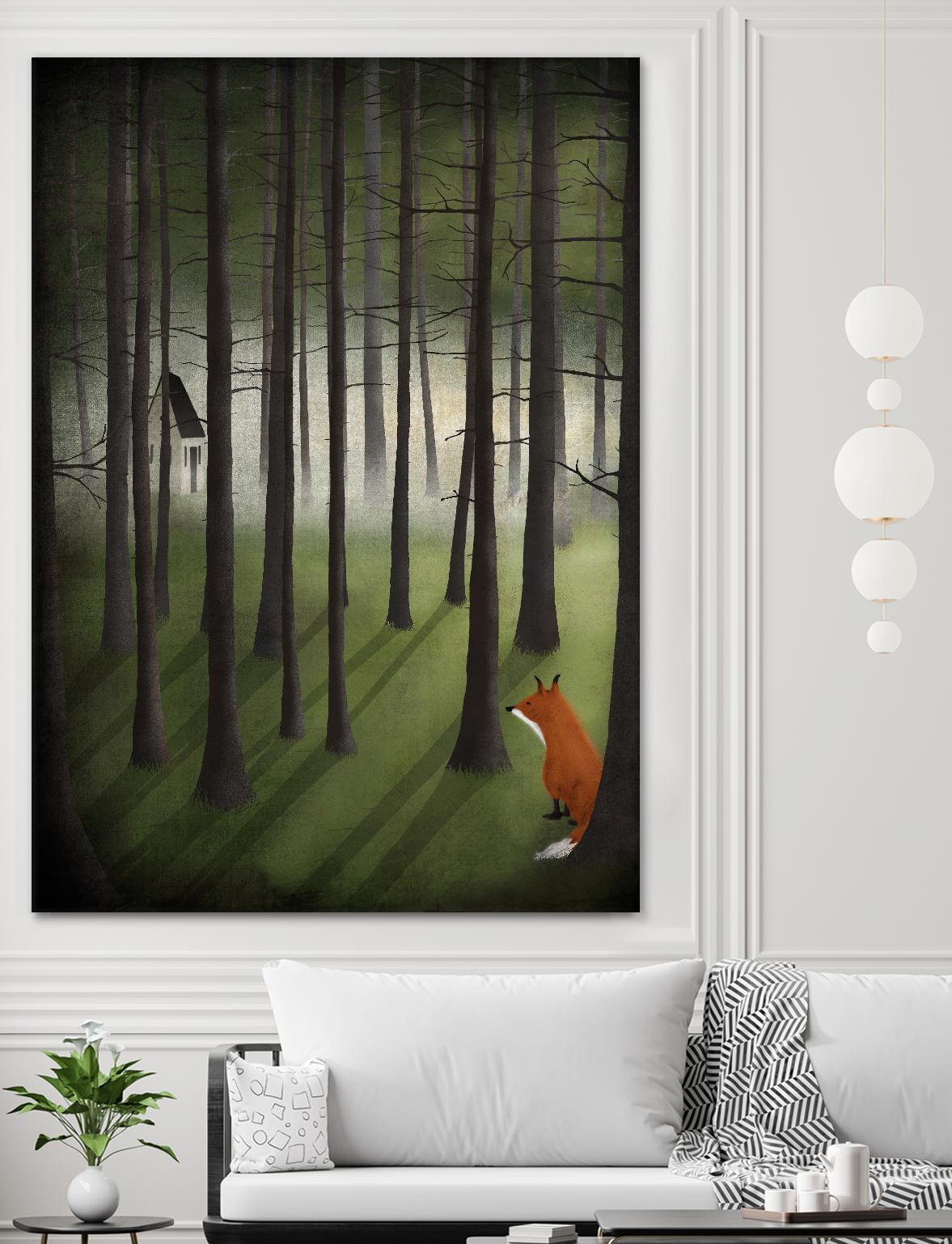 Glade by Maja Lindberg on GIANT ART - multicolor urban/pop surrealism; children; animals