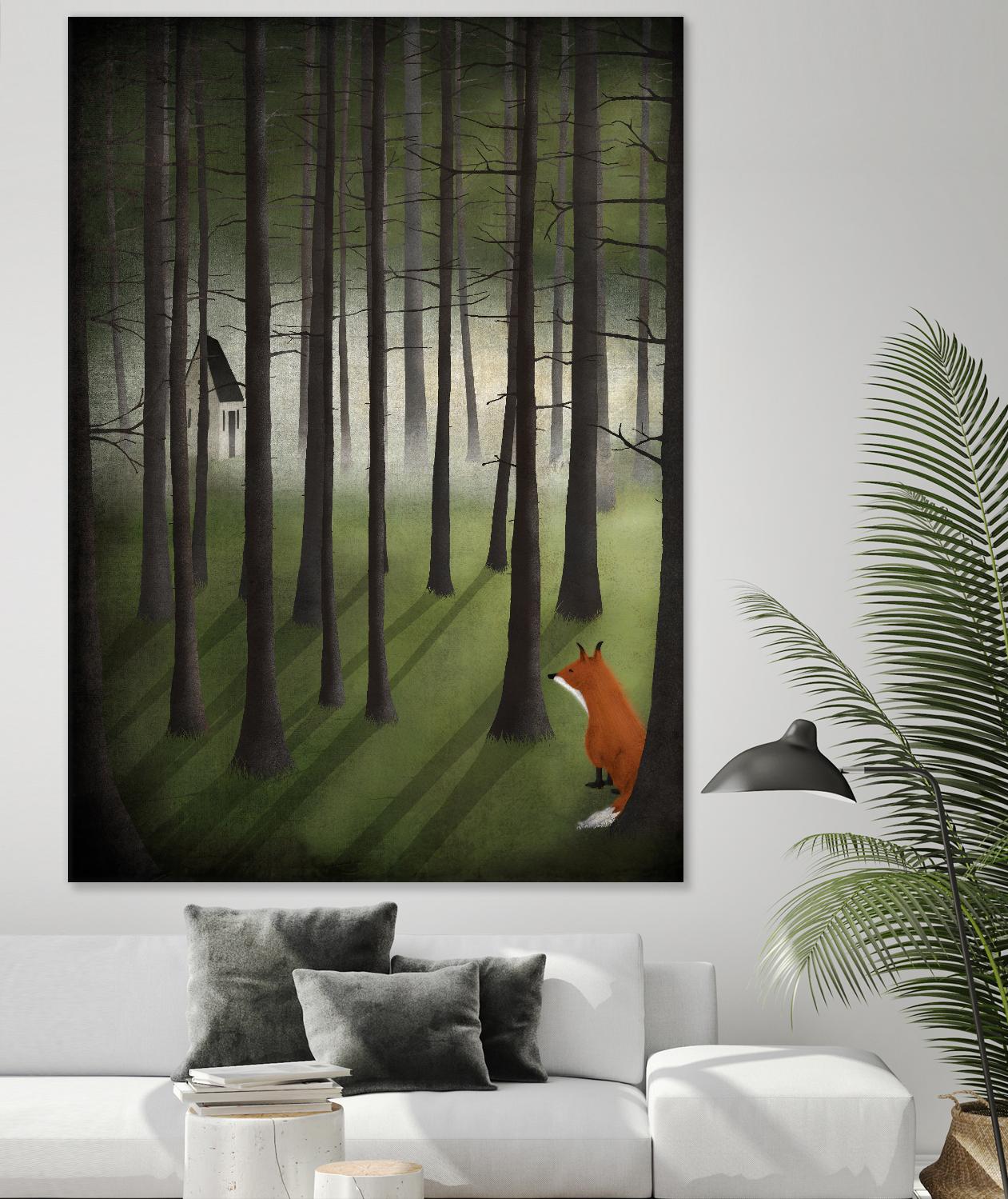 Glade by Maja Lindberg on GIANT ART - multicolor urban/pop surrealism; children; animals