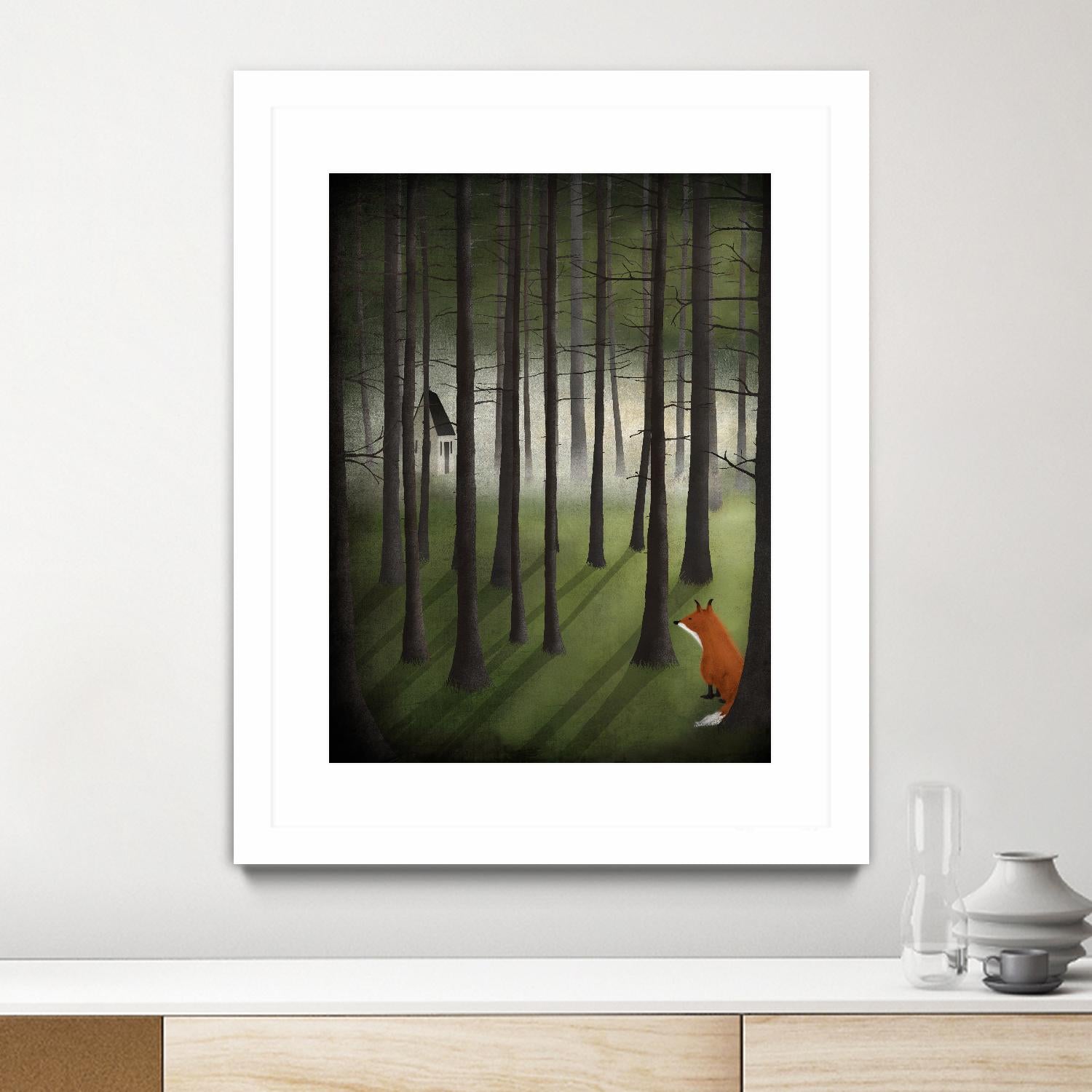 Glade by Maja Lindberg on GIANT ART - multicolor urban/pop surrealism; children; animals