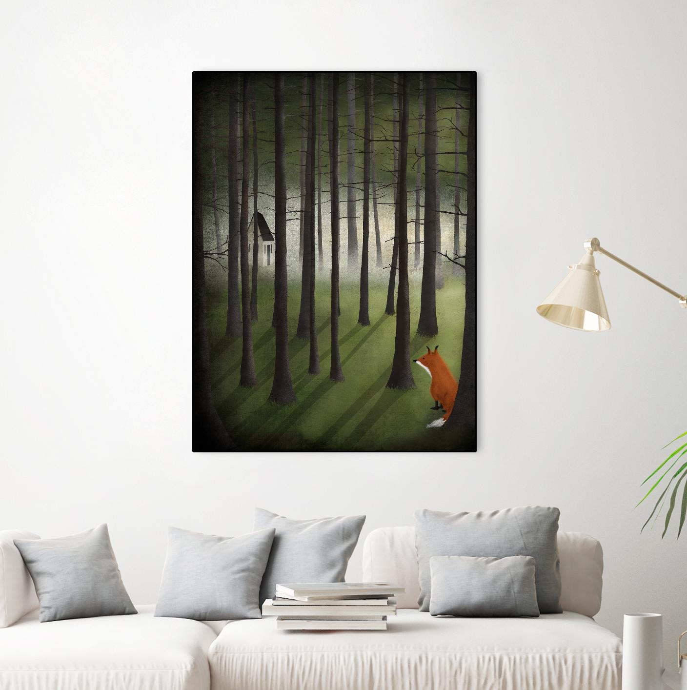 Glade by Maja Lindberg on GIANT ART - multicolor urban/pop surrealism; children; animals