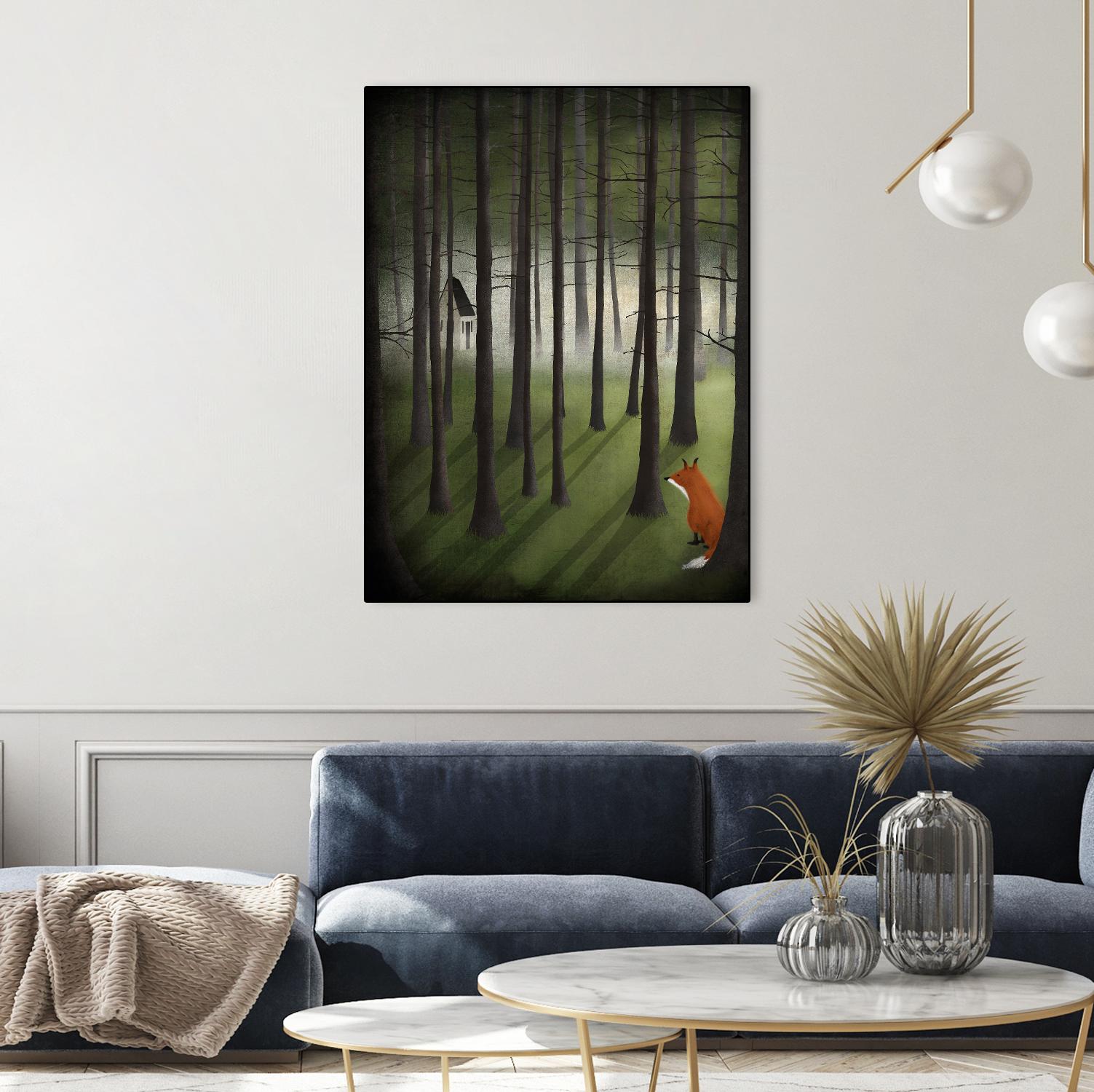 Glade by Maja Lindberg on GIANT ART - multicolor urban/pop surrealism; children; animals