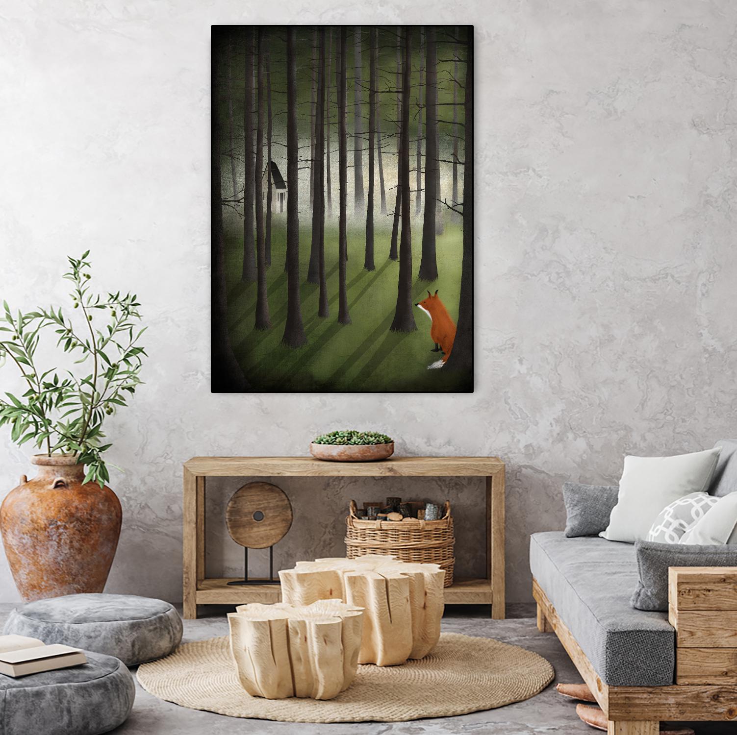 Glade by Maja Lindberg on GIANT ART - multicolor urban/pop surrealism; children; animals