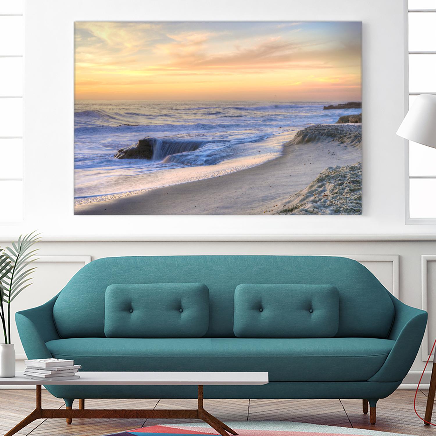 La Jolla Sunset by Dean Mayo on GIANT ART - multicolor photography; landscapes; coastal