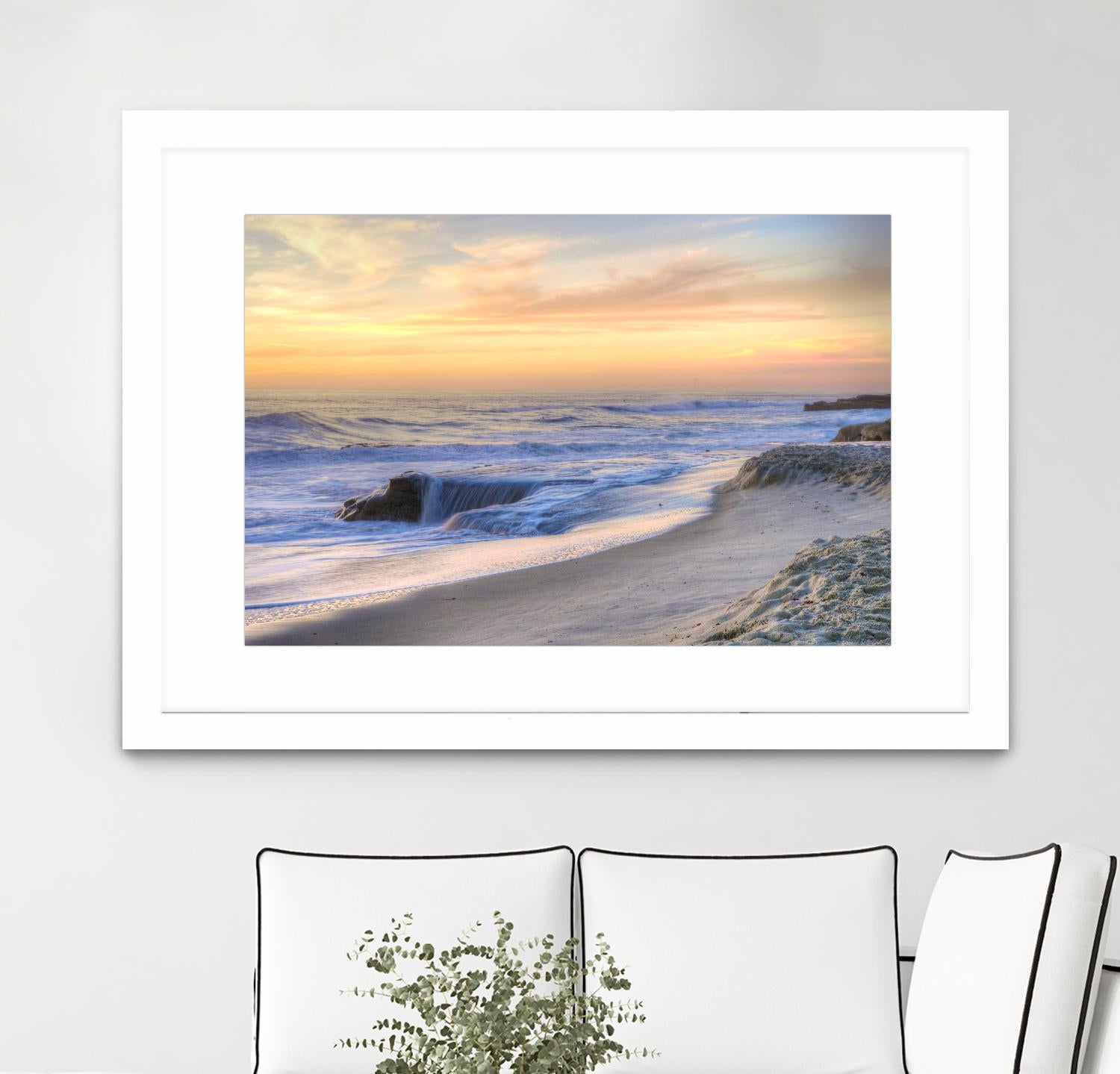 La Jolla Sunset by Dean Mayo on GIANT ART - multicolor photography; landscapes; coastal