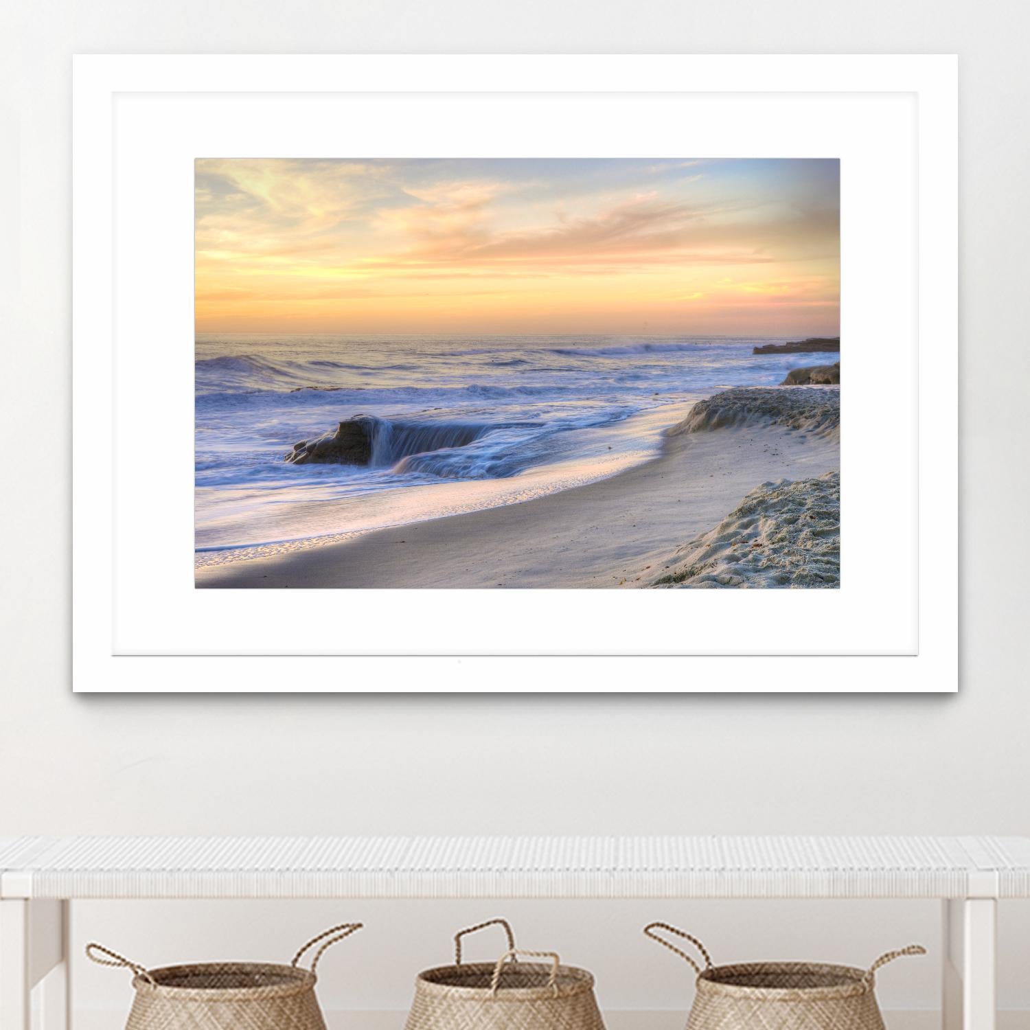 La Jolla Sunset by Dean Mayo on GIANT ART - multicolor photography; landscapes; coastal