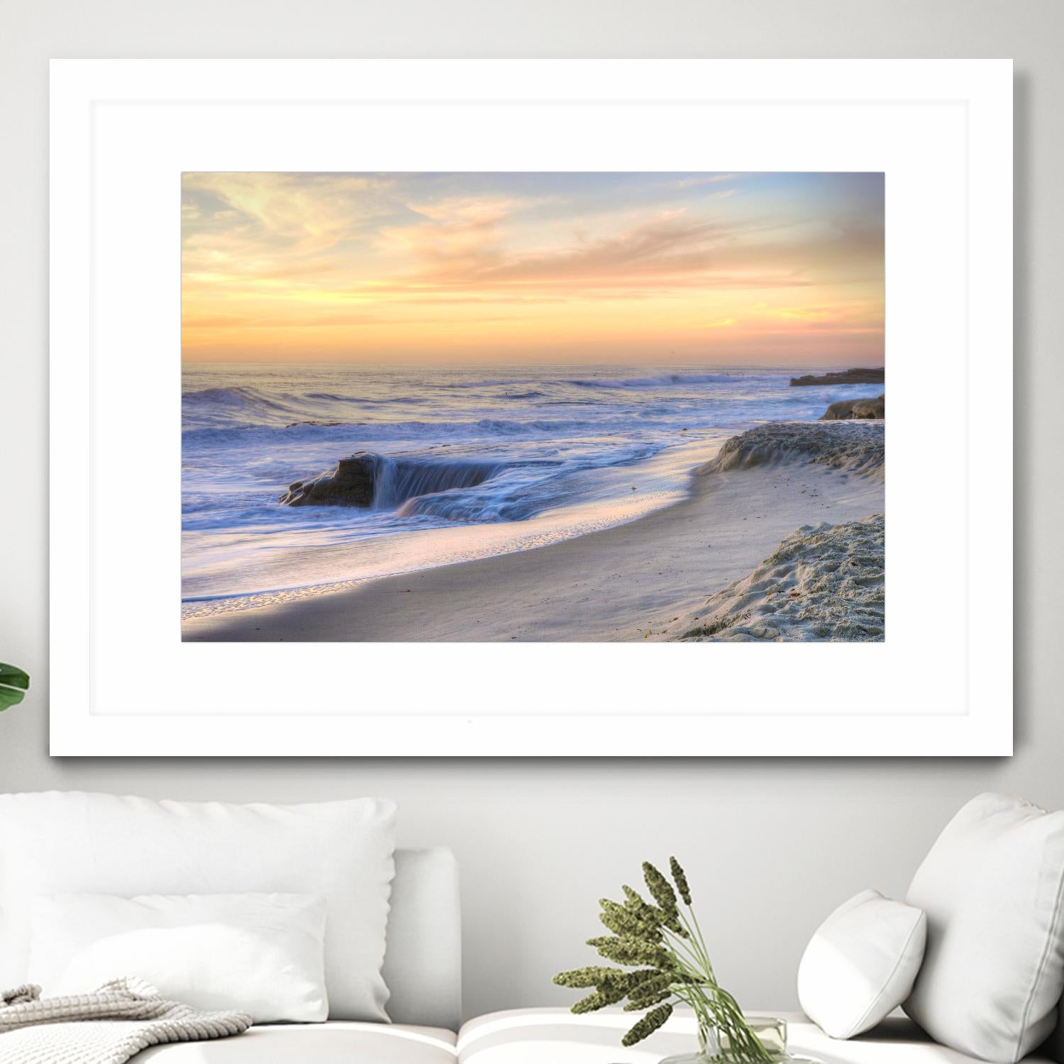 La Jolla Sunset by Dean Mayo on GIANT ART - multicolor photography; landscapes; coastal