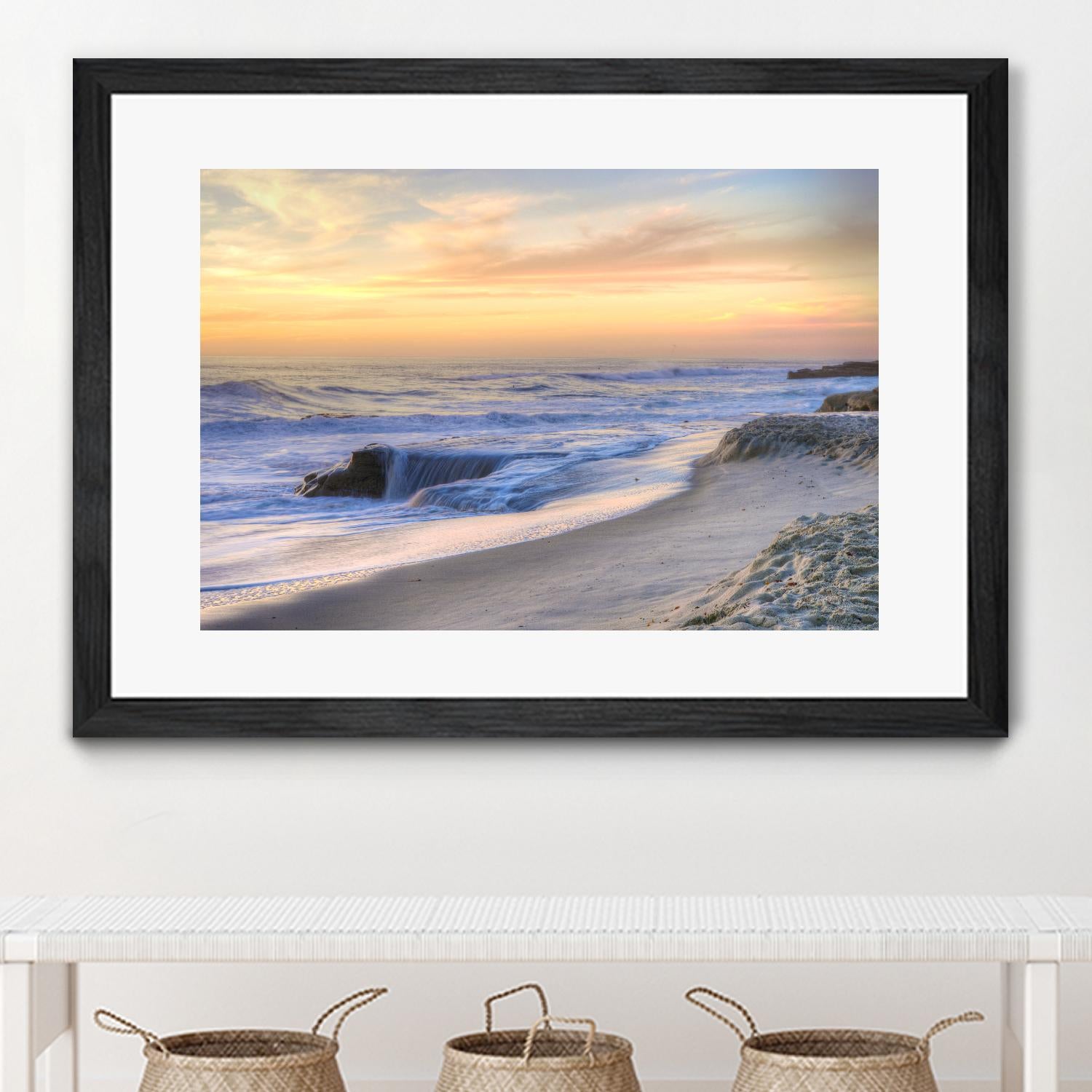 La Jolla Sunset by Dean Mayo on GIANT ART - multicolor photography; landscapes; coastal