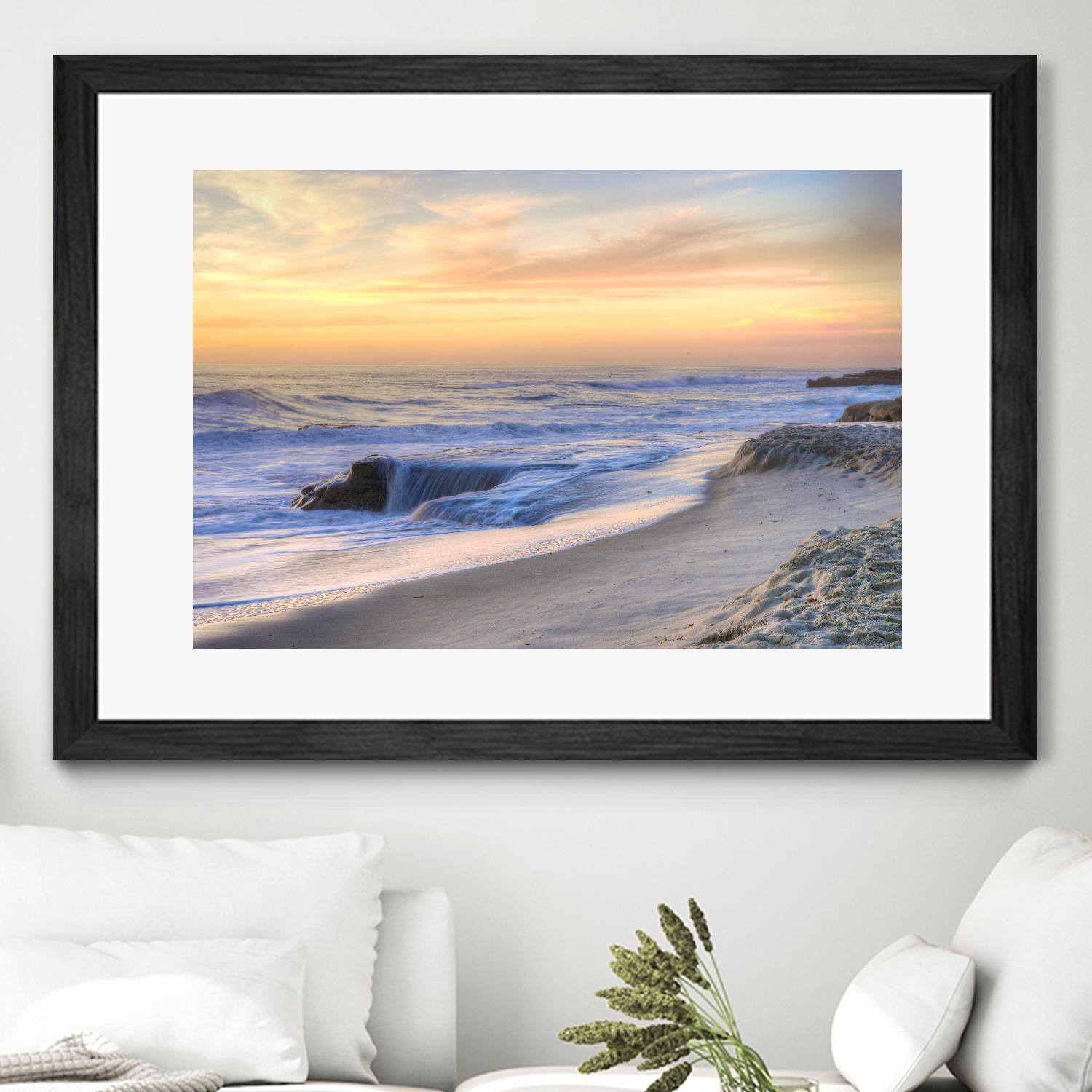 La Jolla Sunset by Dean Mayo on GIANT ART - multicolor photography; landscapes; coastal