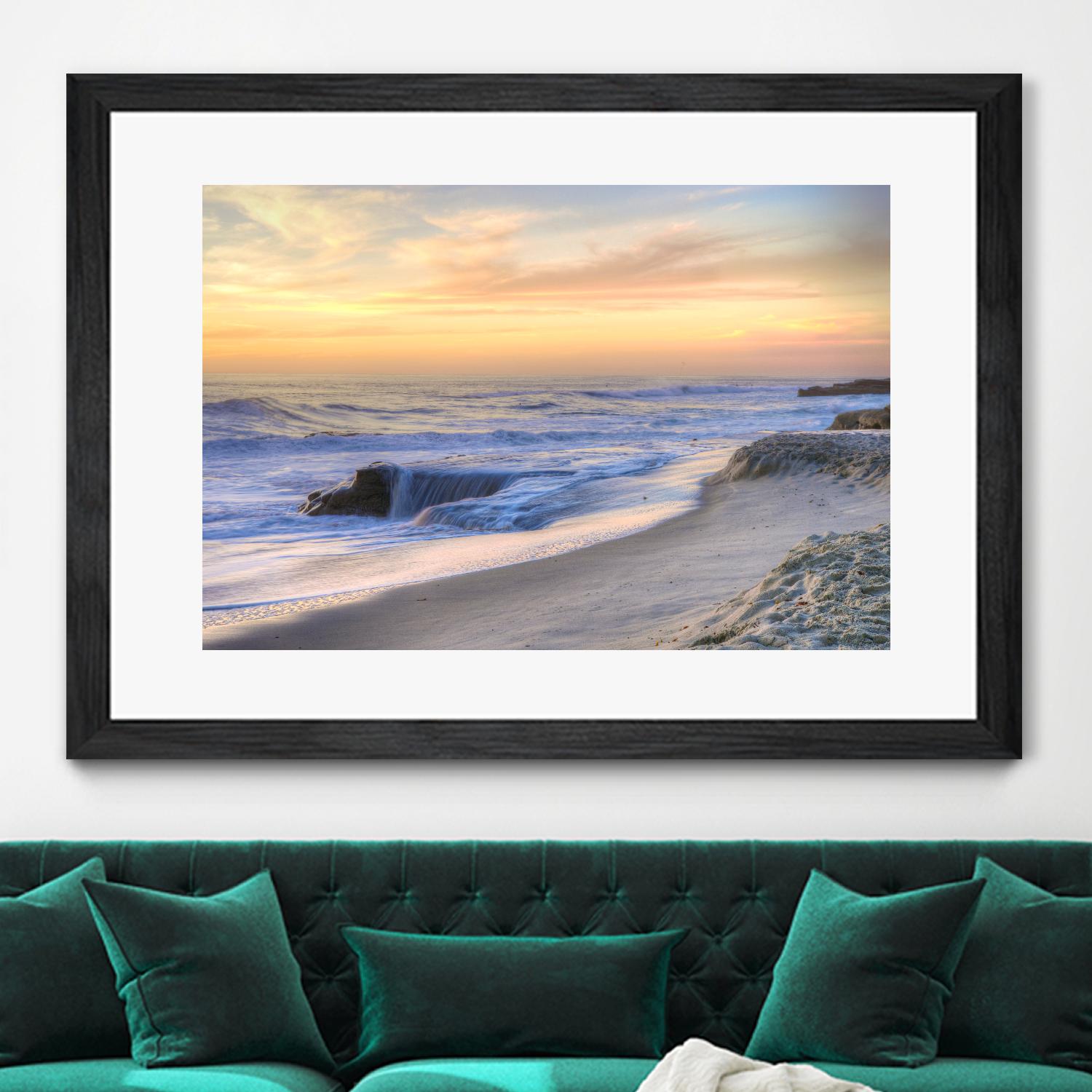 La Jolla Sunset by Dean Mayo on GIANT ART - multicolor photography; landscapes; coastal