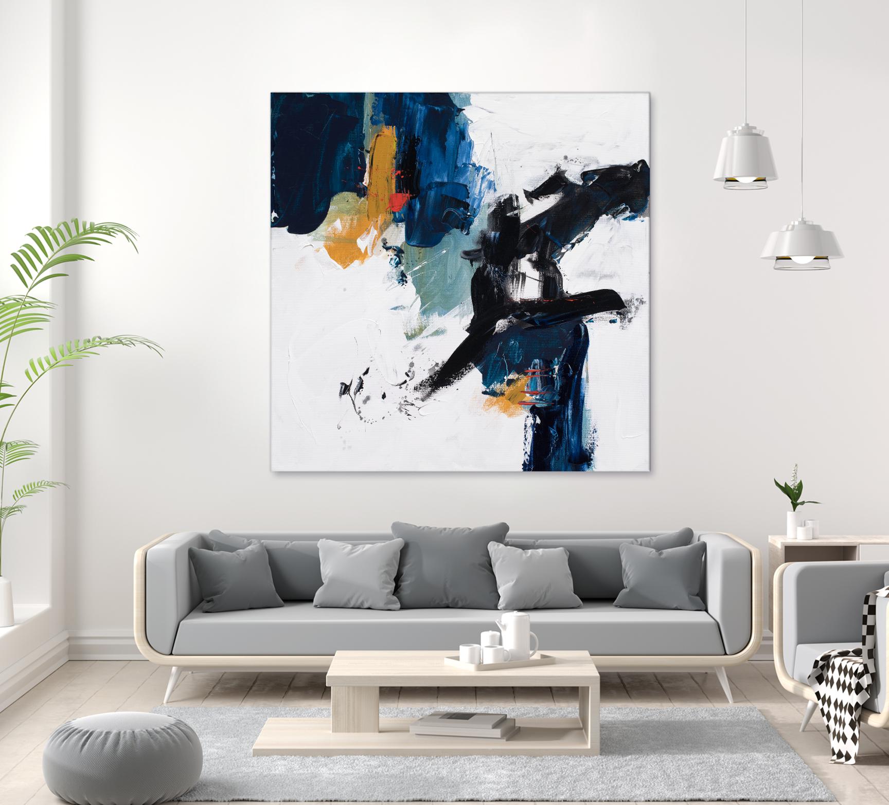 Go Big, Go Home by Suzanne McCourt on GIANT ART - abstracts abstracts