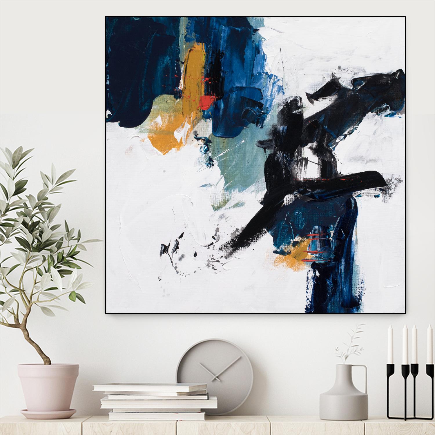 Go Big, Go Home by Suzanne McCourt on GIANT ART - abstracts abstracts