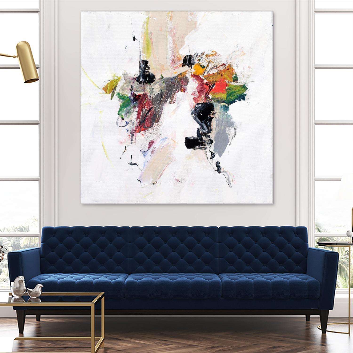 Go for It by Suzanne McCourt on GIANT ART - multi abstracts, contemporary