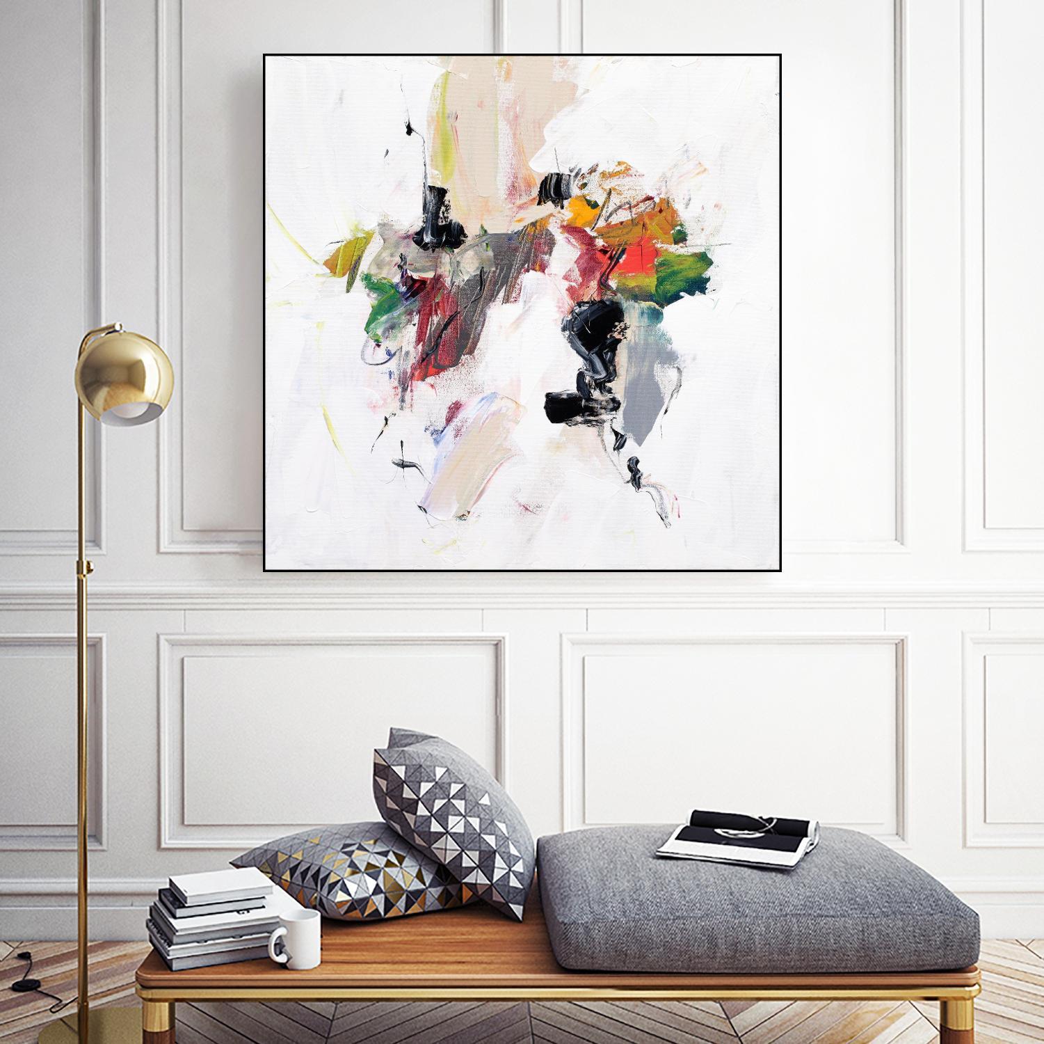 Go for It by Suzanne McCourt on GIANT ART - multi abstracts, contemporary