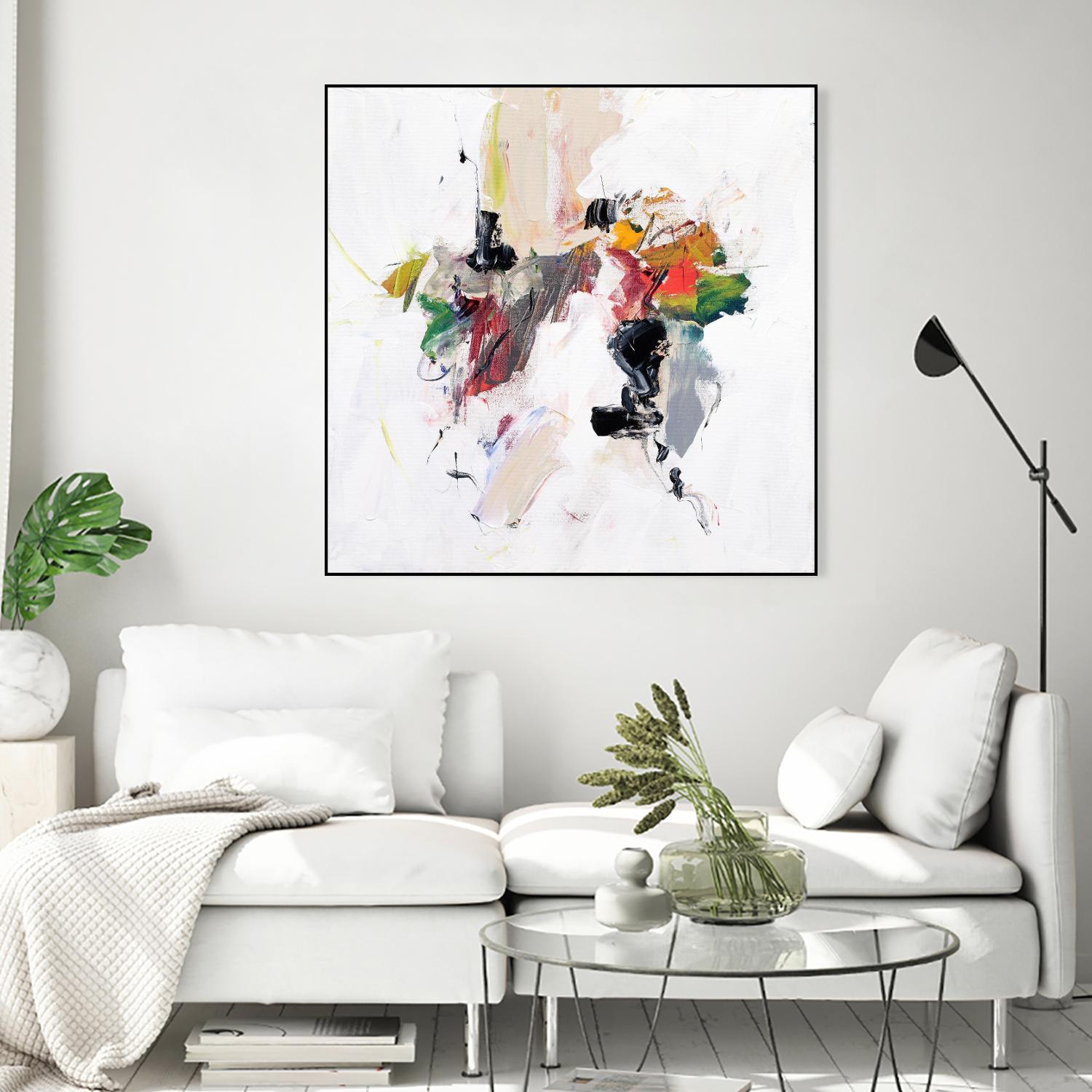 Go for It by Suzanne McCourt on GIANT ART - multi abstracts, contemporary