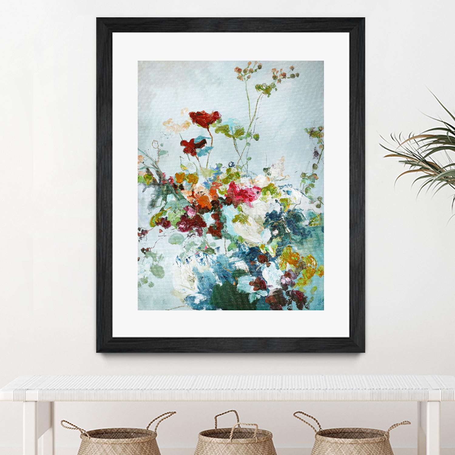 Abstract Floral 1 by Design Fabrikken on GIANT ART - multi floral/still life
