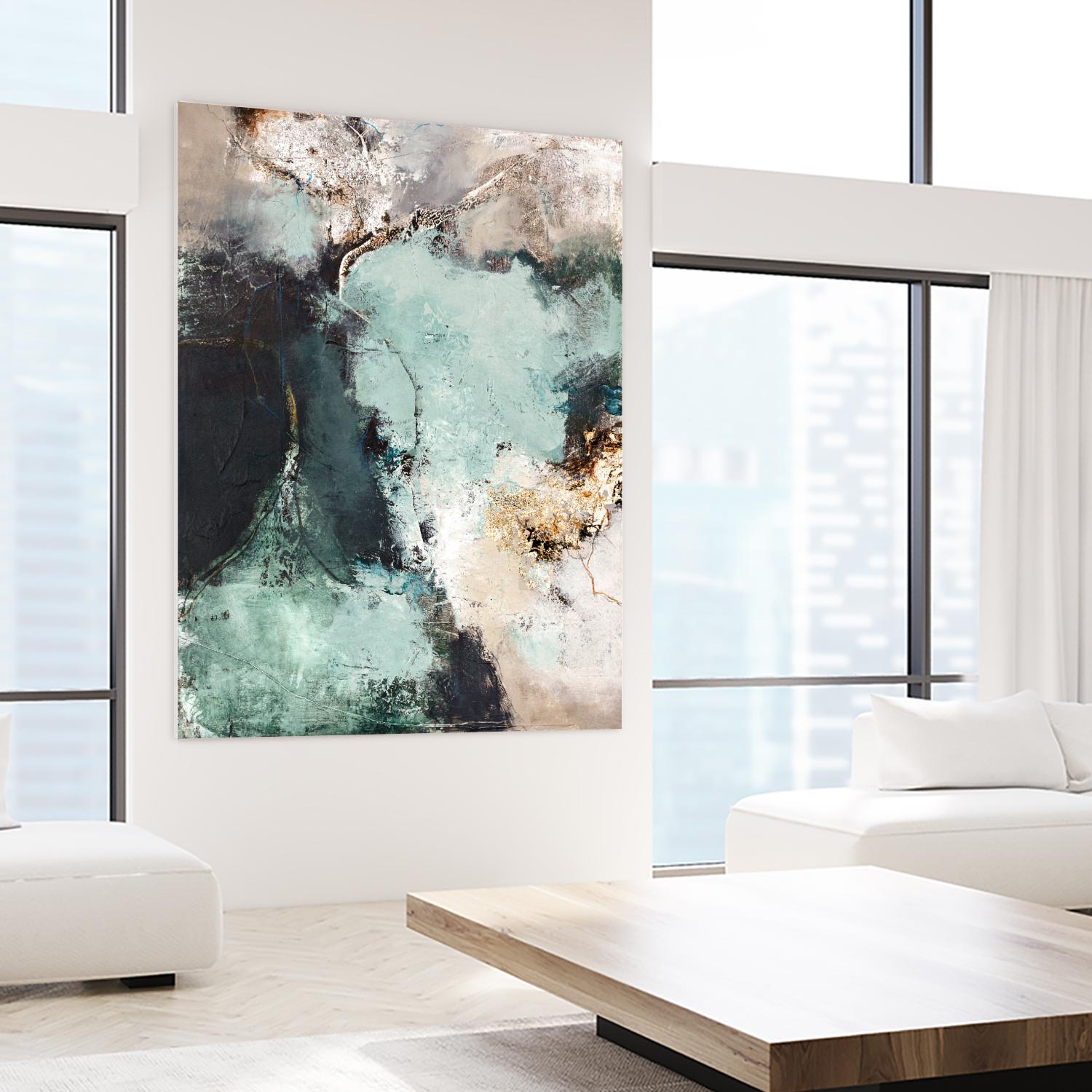 Great Green by Design Fabrikken on GIANT ART - multi abstracts