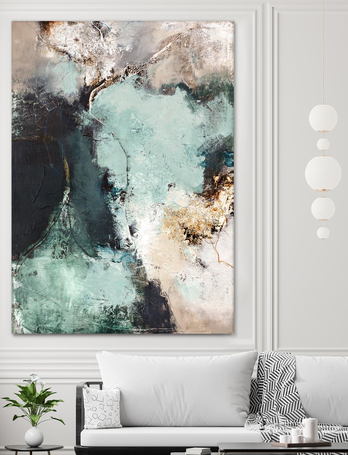 Great Green by Design Fabrikken on GIANT ART - multi abstracts