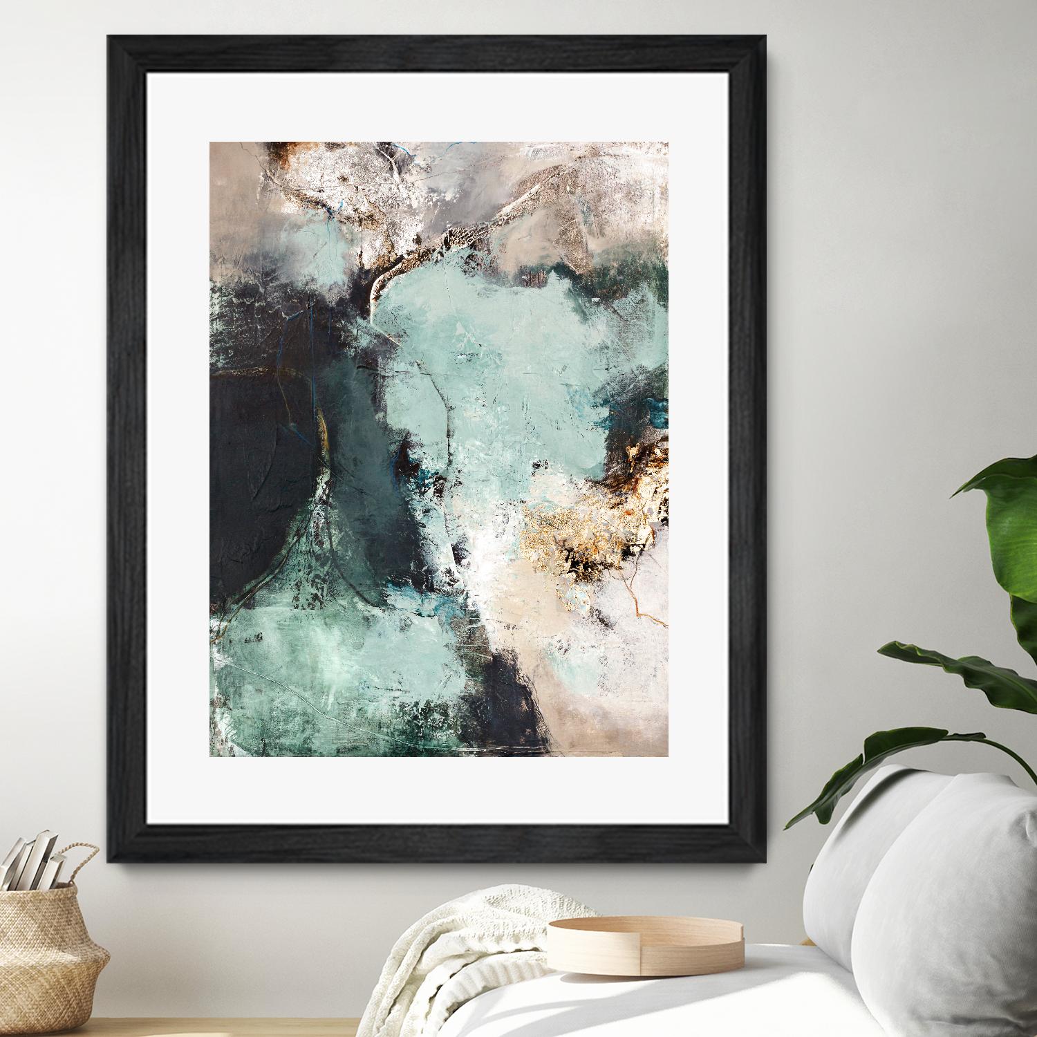 Great Green by Design Fabrikken on GIANT ART - orange abstracts