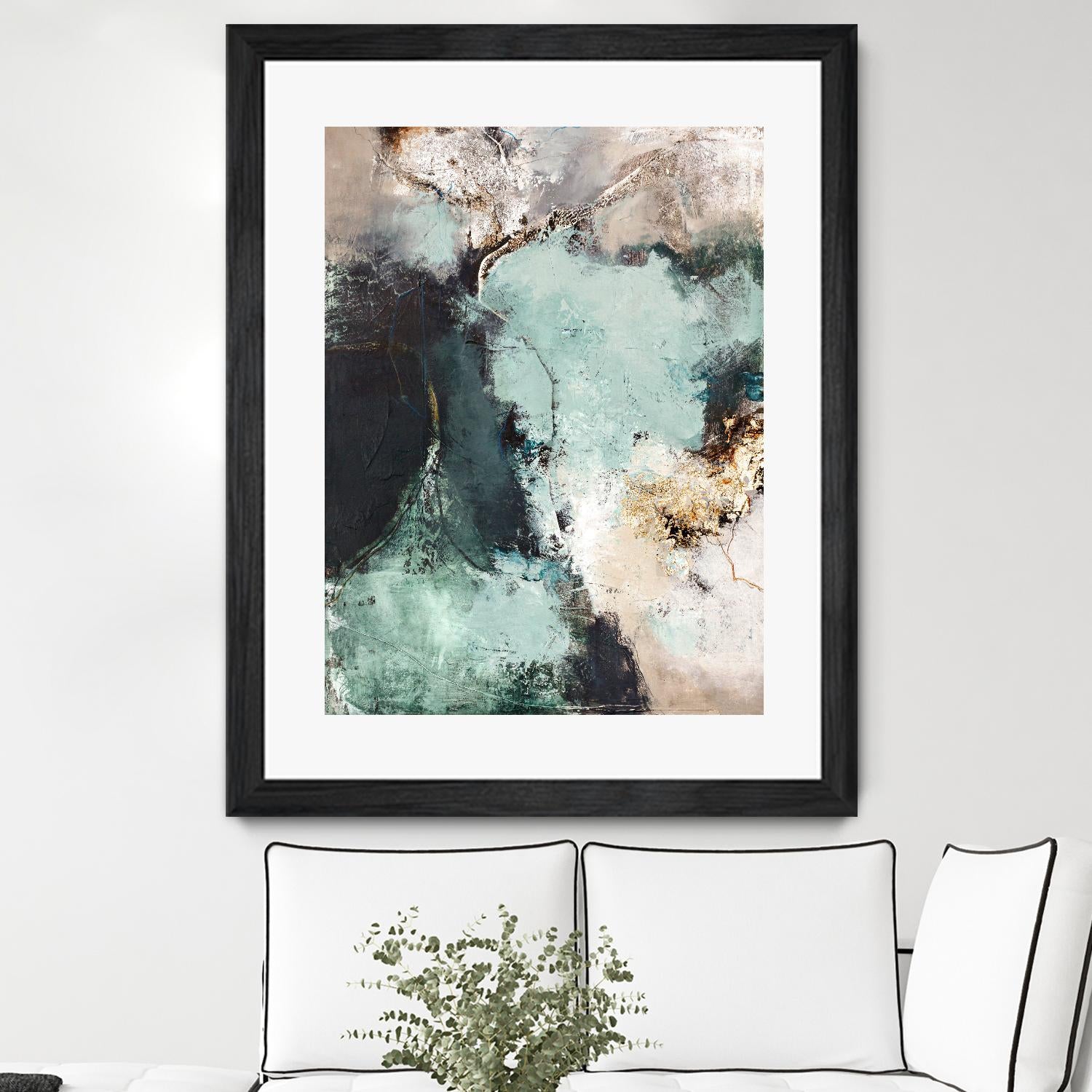 Great Green by Design Fabrikken on GIANT ART - orange abstracts