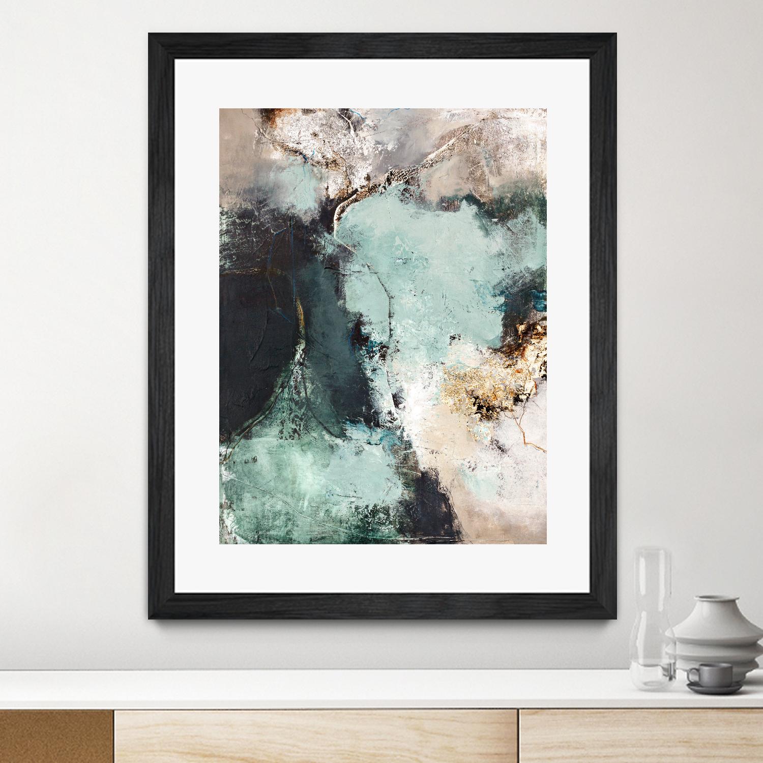 Great Green by Design Fabrikken on GIANT ART - orange abstracts