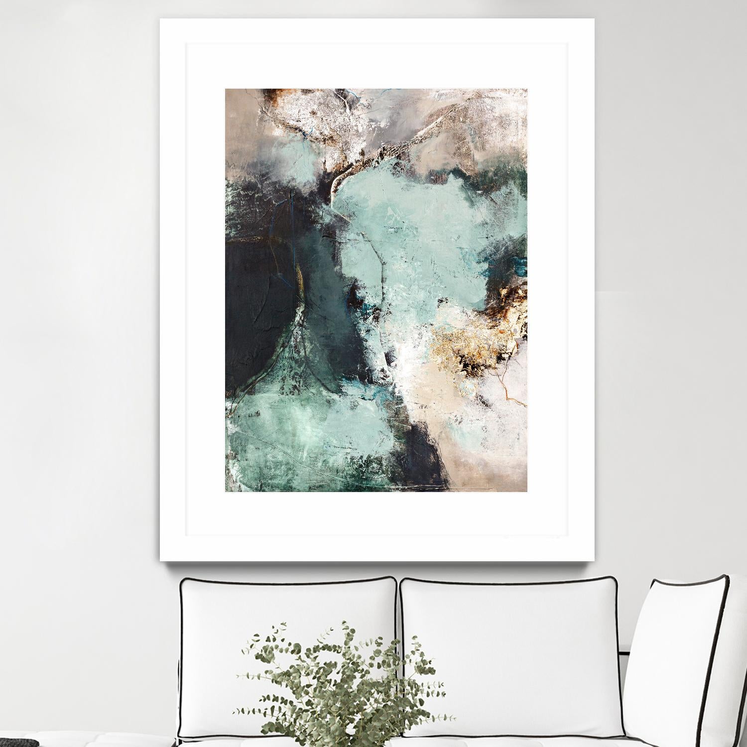 Great Green by Design Fabrikken on GIANT ART - orange abstracts