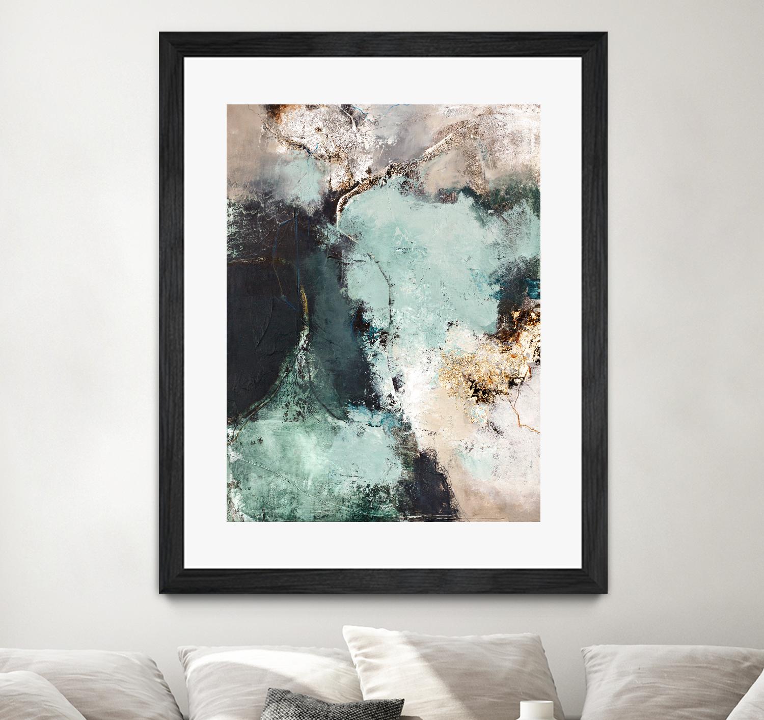 Great Green by Design Fabrikken on GIANT ART - orange abstracts