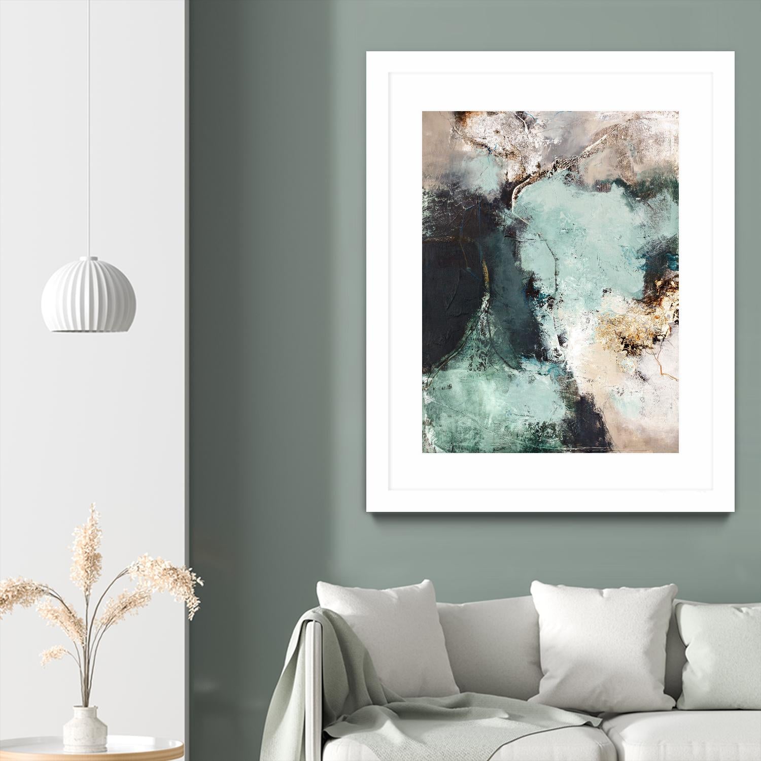 Great Green by Design Fabrikken on GIANT ART - orange abstracts