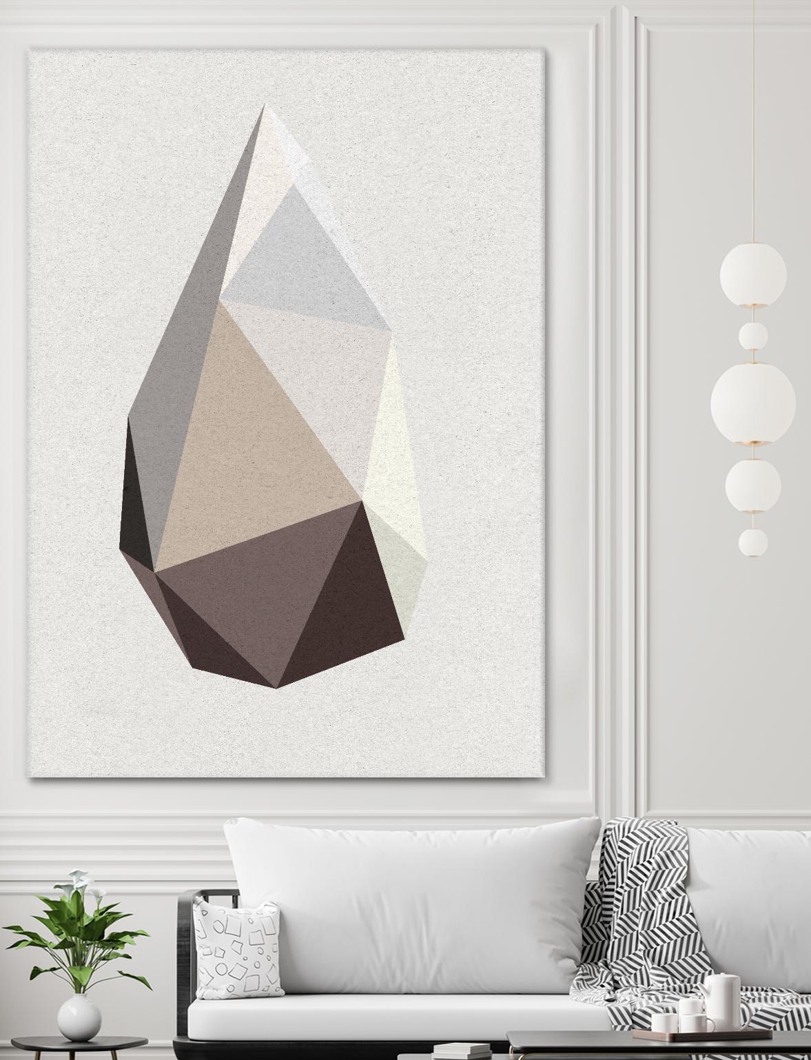 Rock 1 by Design Fabrikken on GIANT ART - brown abstracts, contemporary