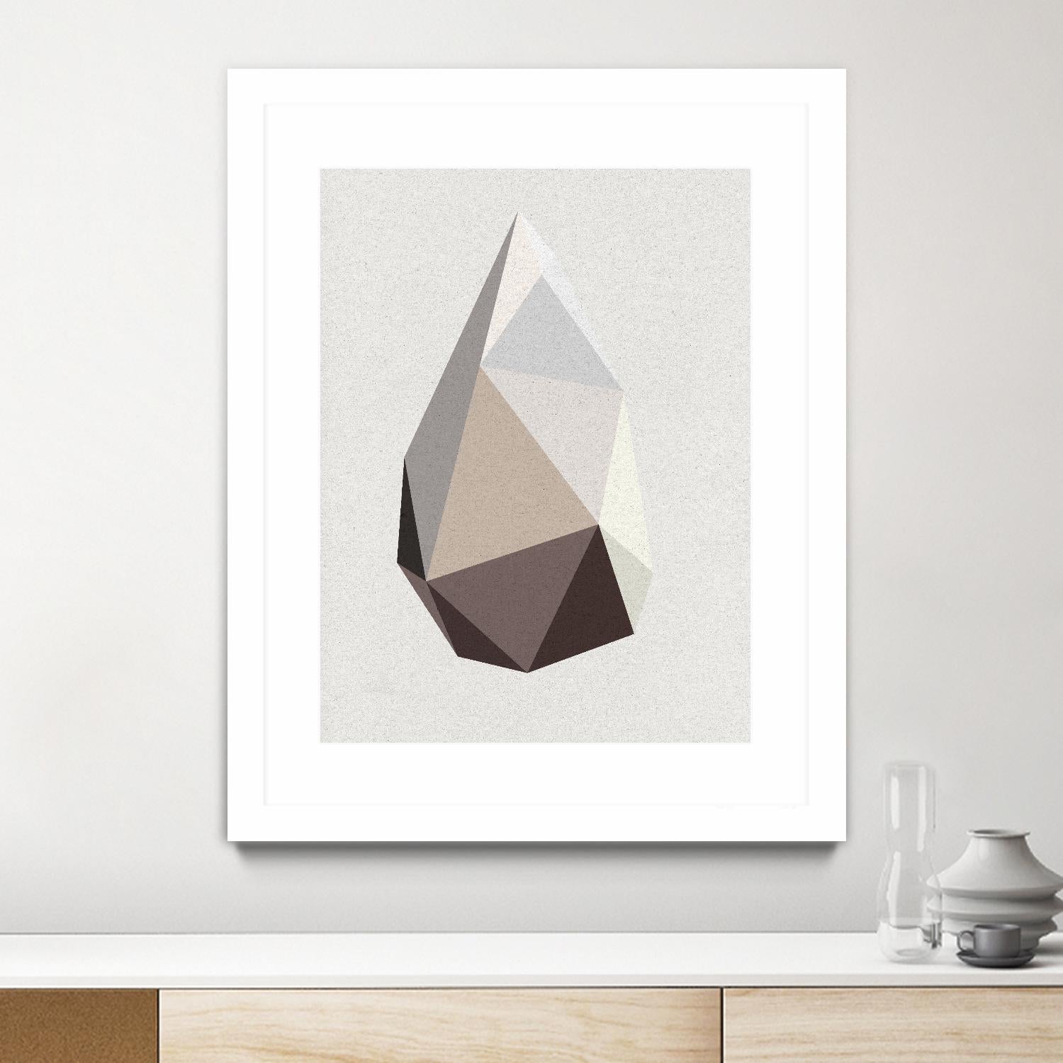 Rock 1 by Design Fabrikken on GIANT ART - brown abstracts, contemporary