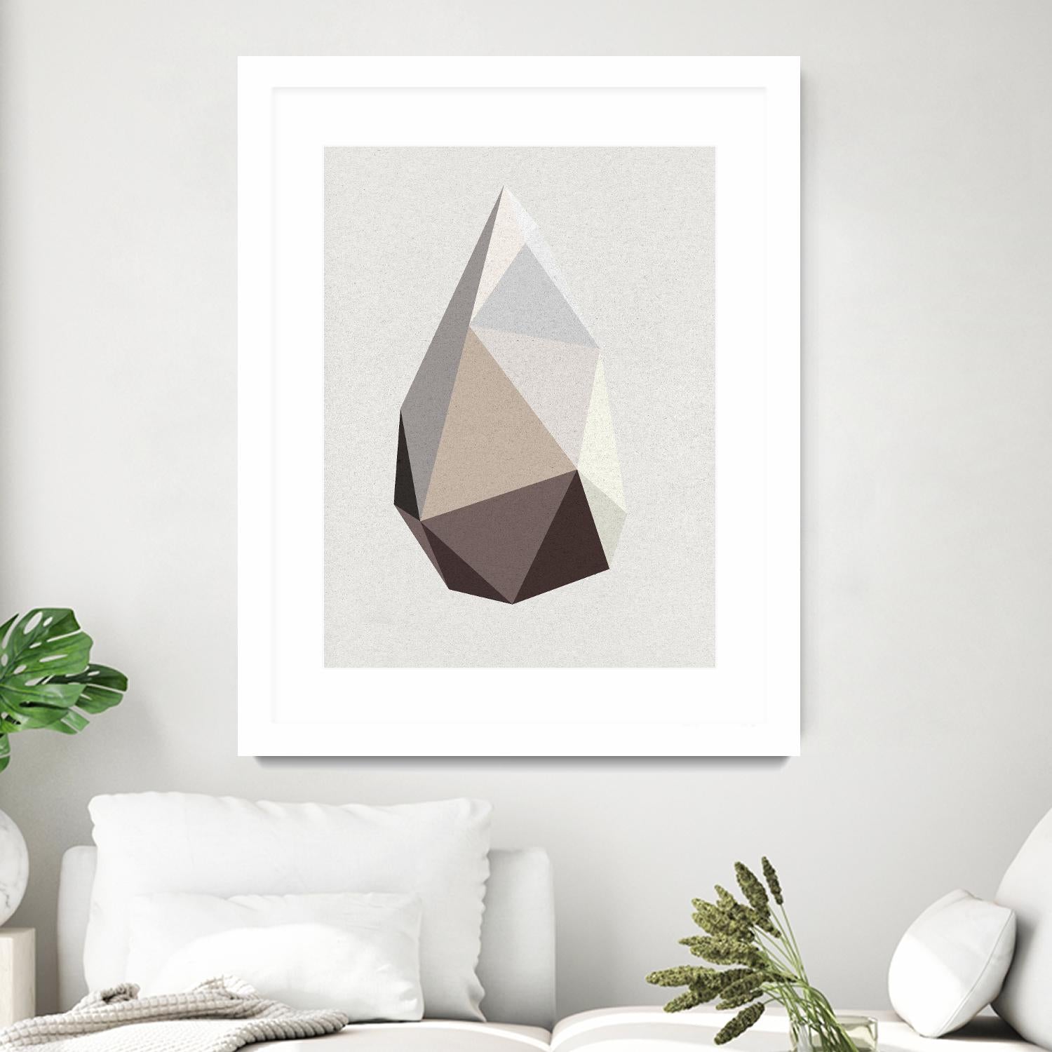 Rock 1 by Design Fabrikken on GIANT ART - brown abstracts, contemporary