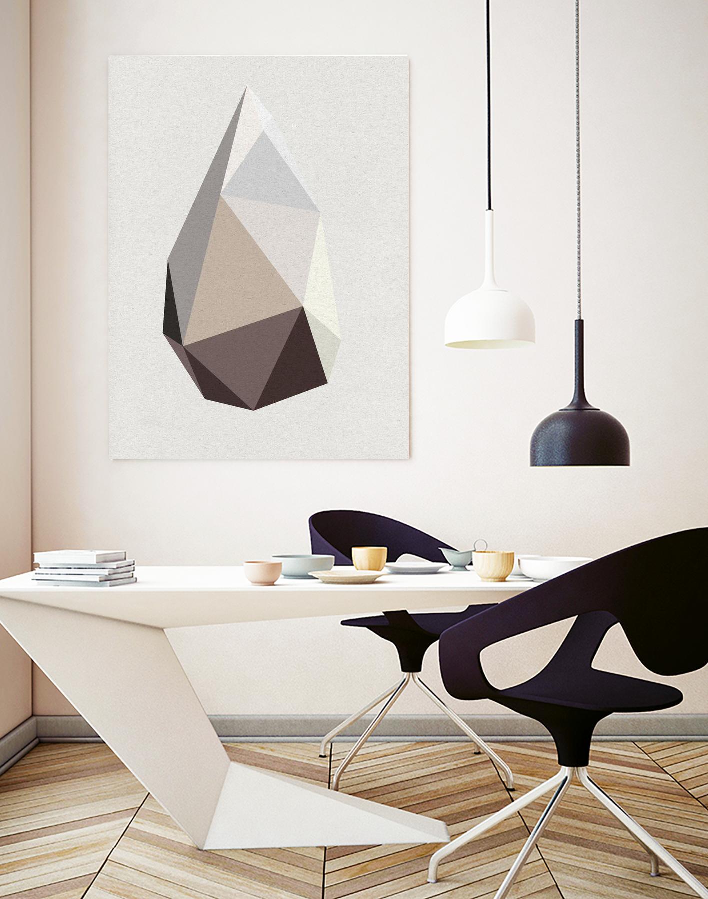 Rock 1 by Design Fabrikken on GIANT ART - brown abstracts, contemporary