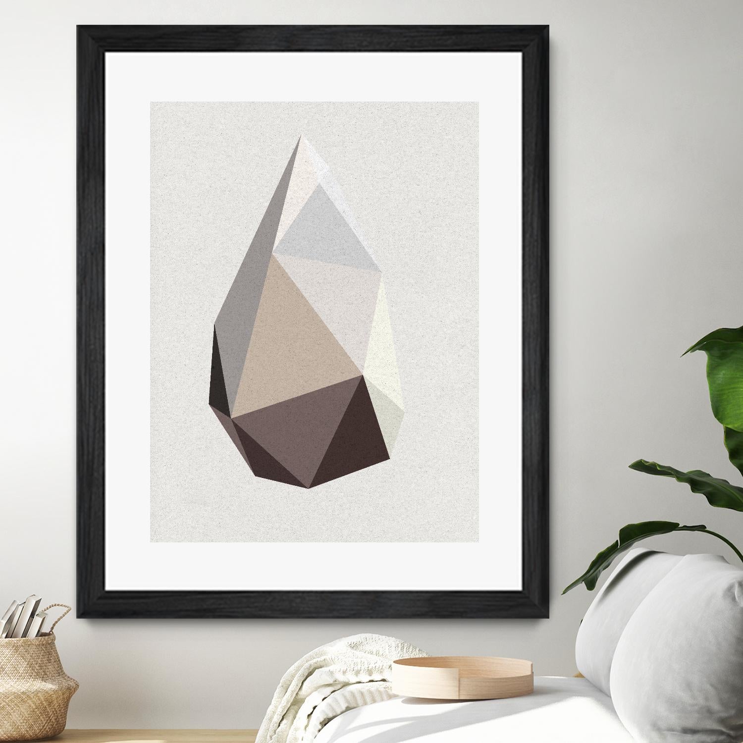 Rock 1 by Design Fabrikken on GIANT ART - brown abstracts, contemporary