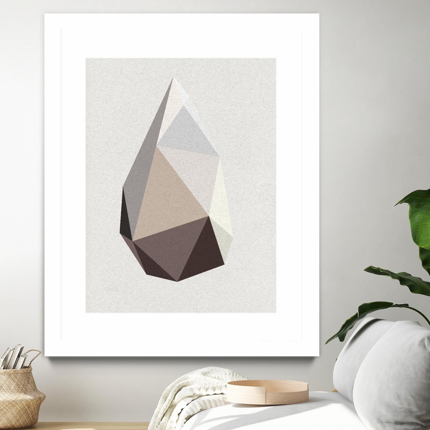 Rock 1 by Design Fabrikken on GIANT ART - brown abstracts, contemporary