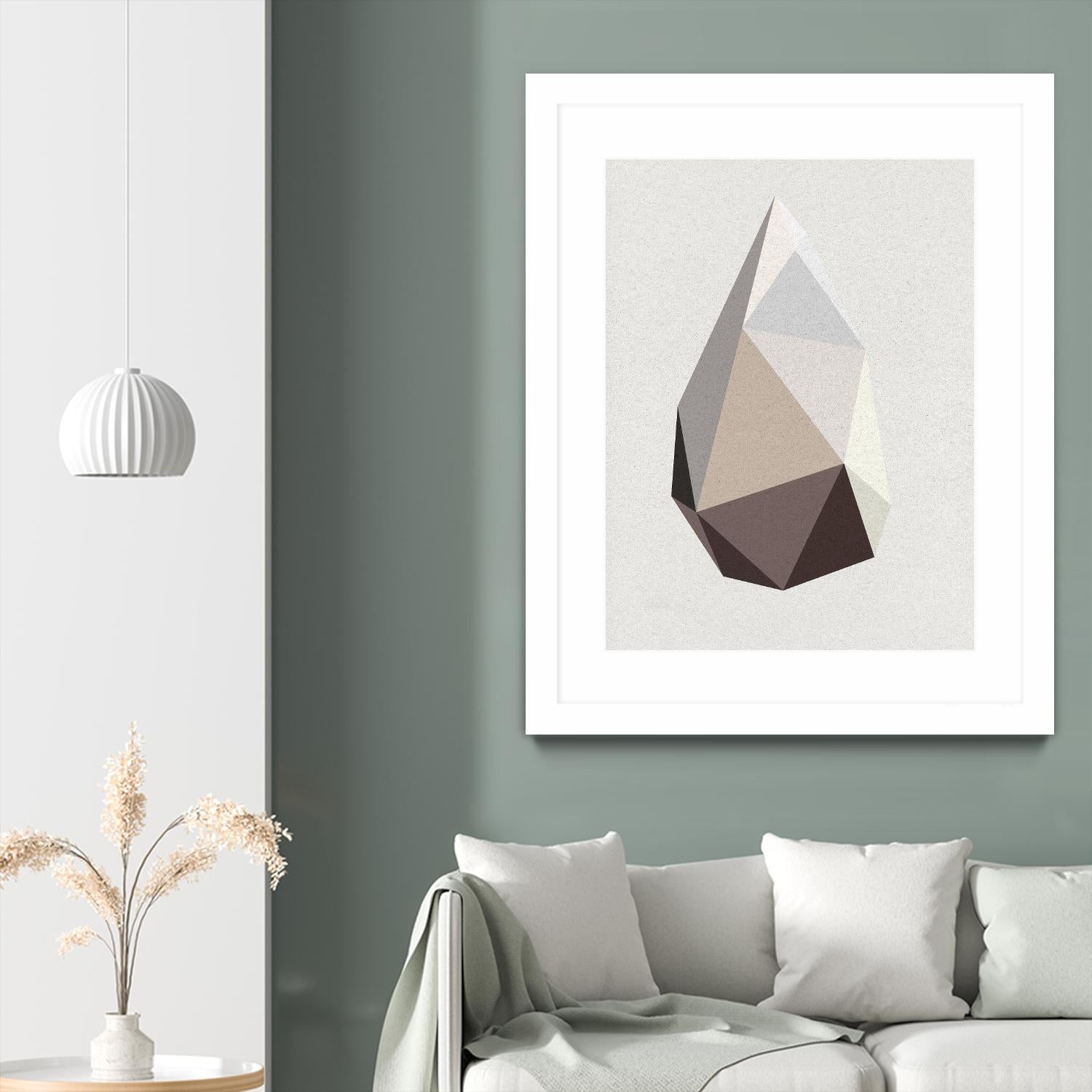 Rock 1 by Design Fabrikken on GIANT ART - brown abstracts, contemporary