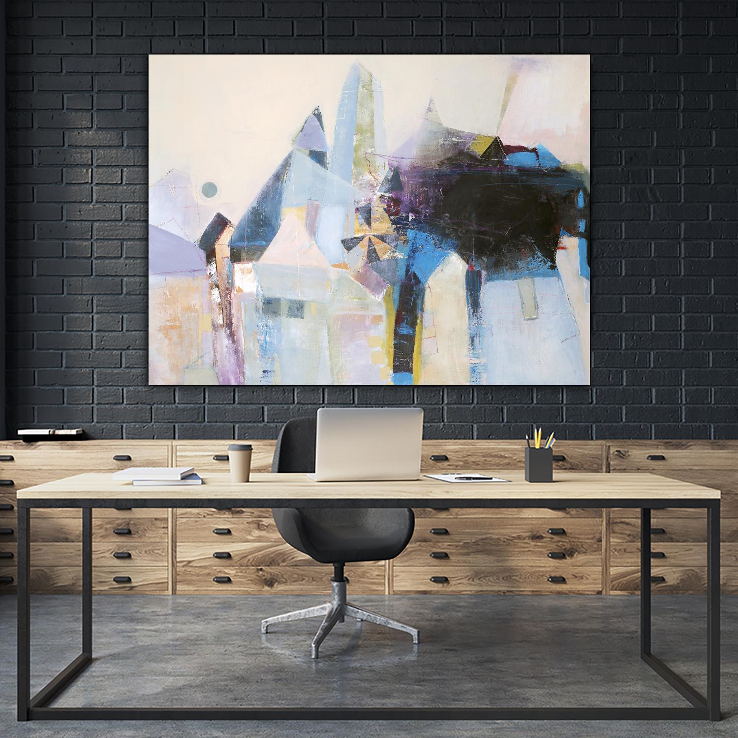 Spinning Mill 1 by Design Fabrikken on GIANT ART - multi abstracts, contemporary, landscapes, cityscapes