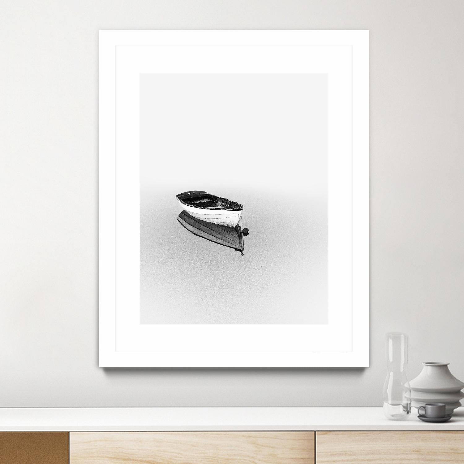 Solemn by Design Fabrikken on GIANT ART - black,white coastal, landscapes, photography, boats, waterways