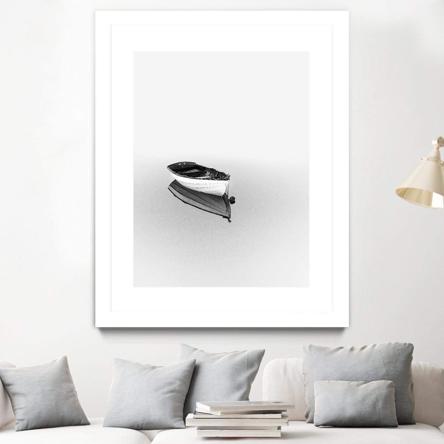 Solemn by Design Fabrikken on GIANT ART - black,white coastal, landscapes, photography, boats, waterways