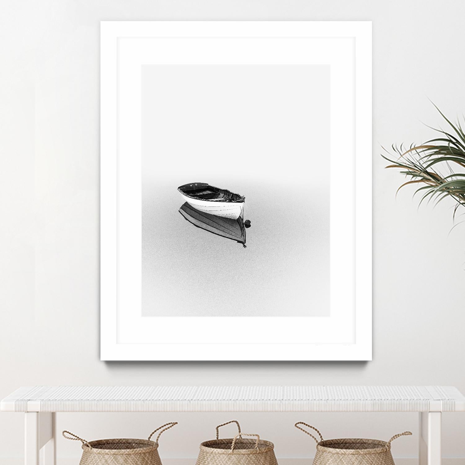 Solemn by Design Fabrikken on GIANT ART - black,white coastal, landscapes, photography, boats, waterways