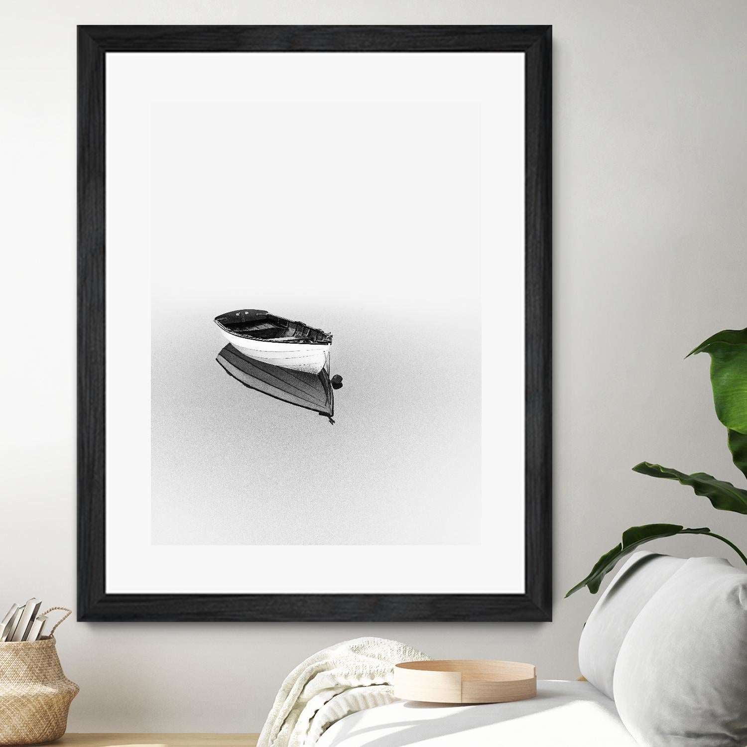 Solemn by Design Fabrikken on GIANT ART - black,white coastal, landscapes, photography, boats, waterways