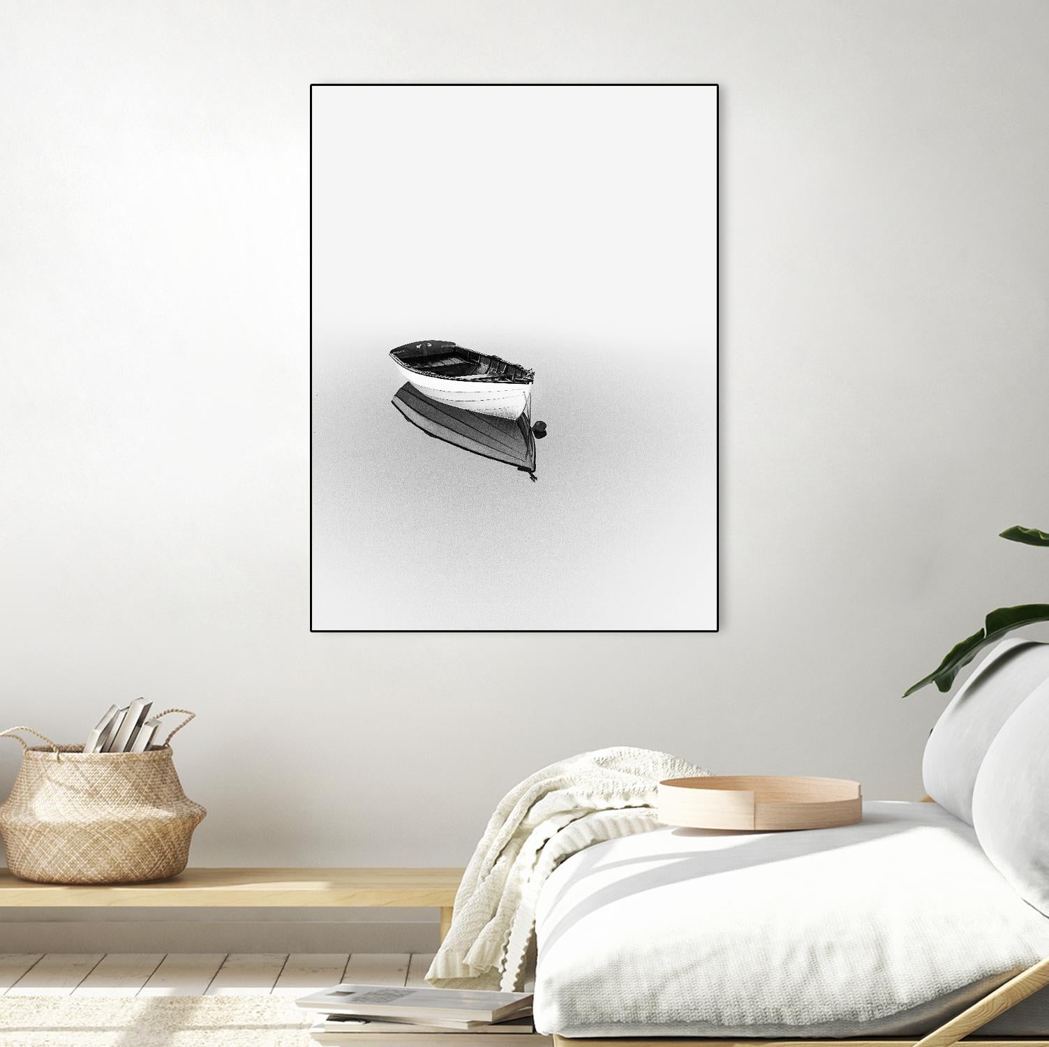 Solemn by Design Fabrikken on GIANT ART - black,white coastal, landscapes, photography, boats, waterways