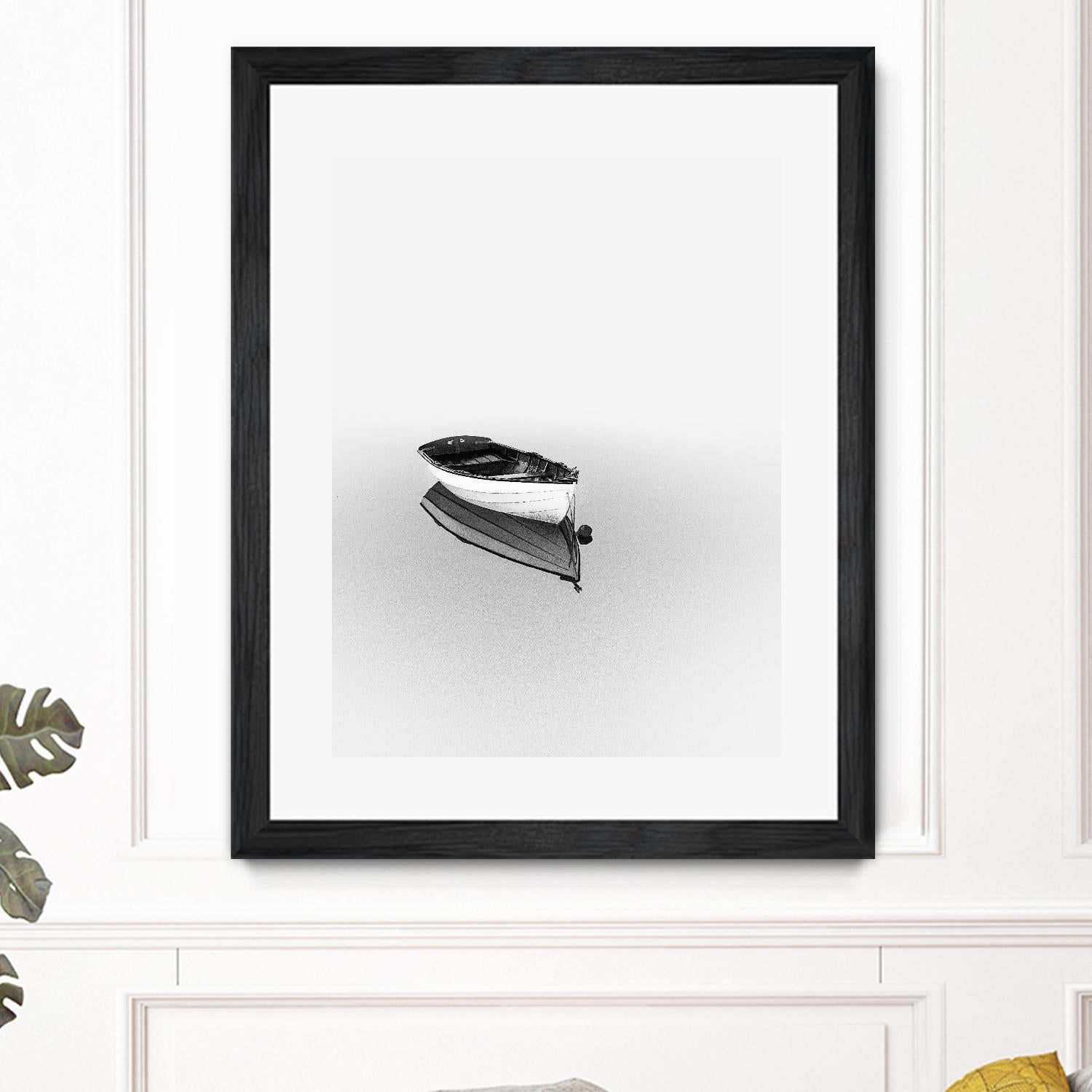 Solemn by Design Fabrikken on GIANT ART - black,white coastal, landscapes, photography, boats, waterways