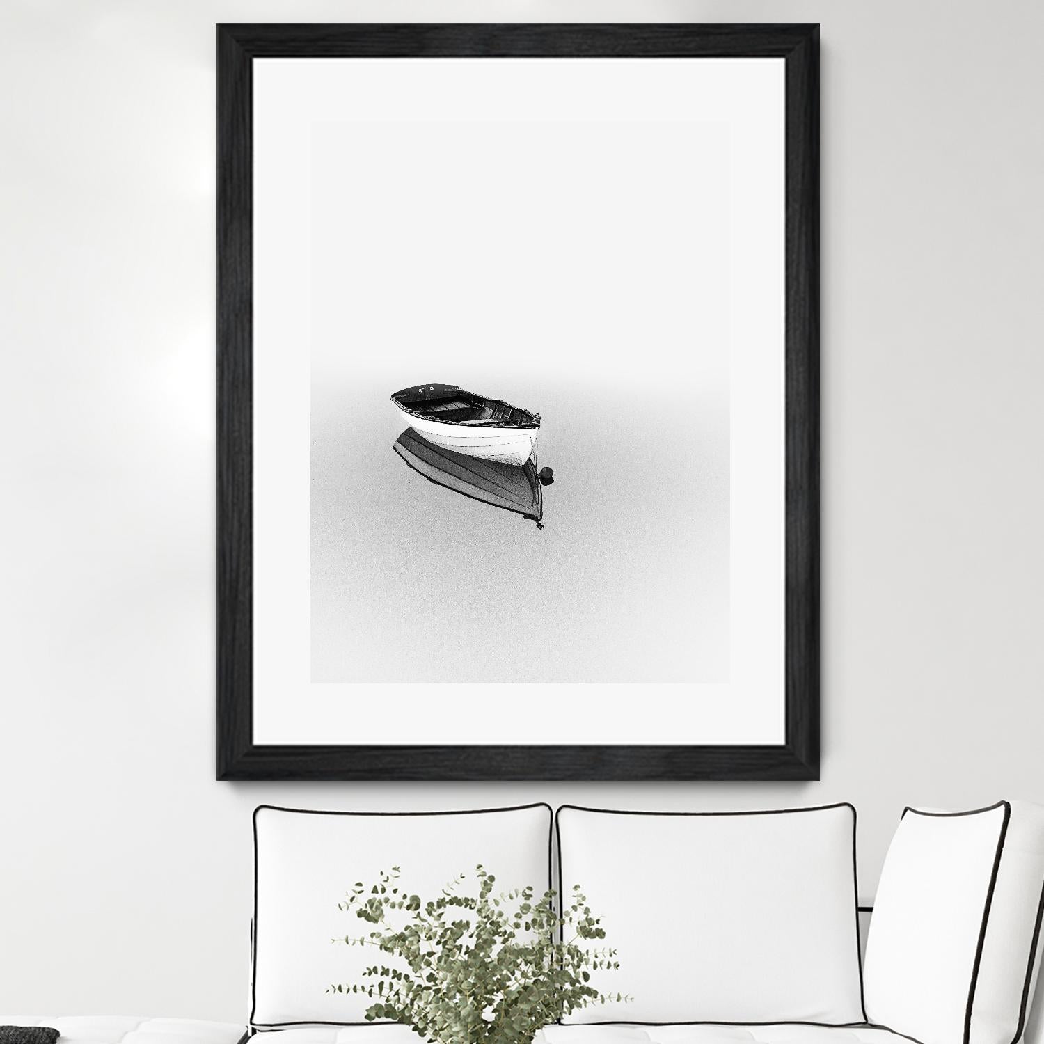 Solemn by Design Fabrikken on GIANT ART - black,white coastal, landscapes, photography, boats, waterways