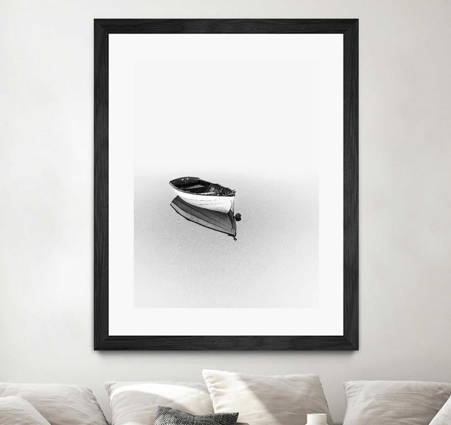 Solemn by Design Fabrikken on GIANT ART - black,white coastal, landscapes, photography, boats, waterways