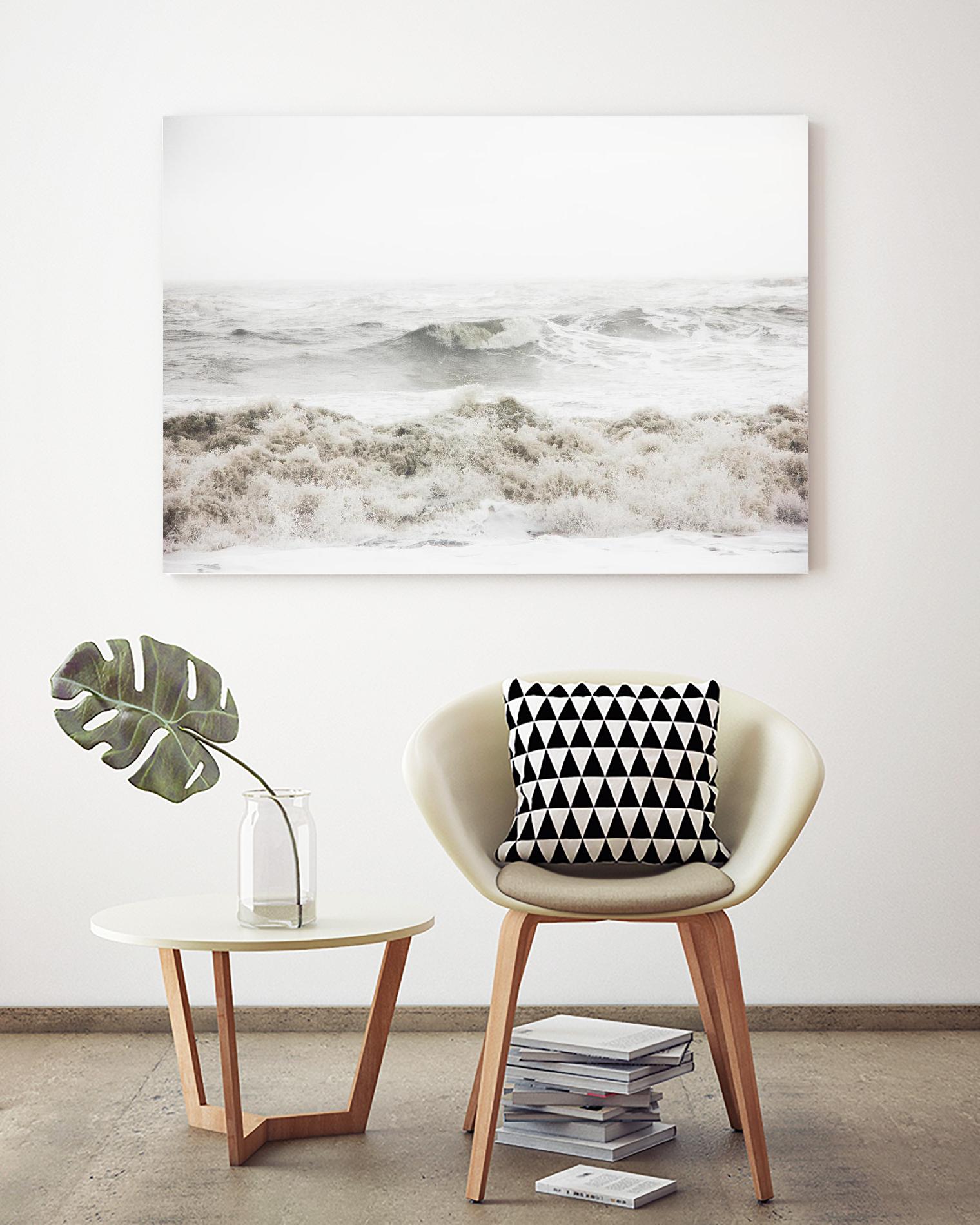 Breaking Waves by Design Fabrikken on GIANT ART - white coastal, landscapes, photography, ocean, waves